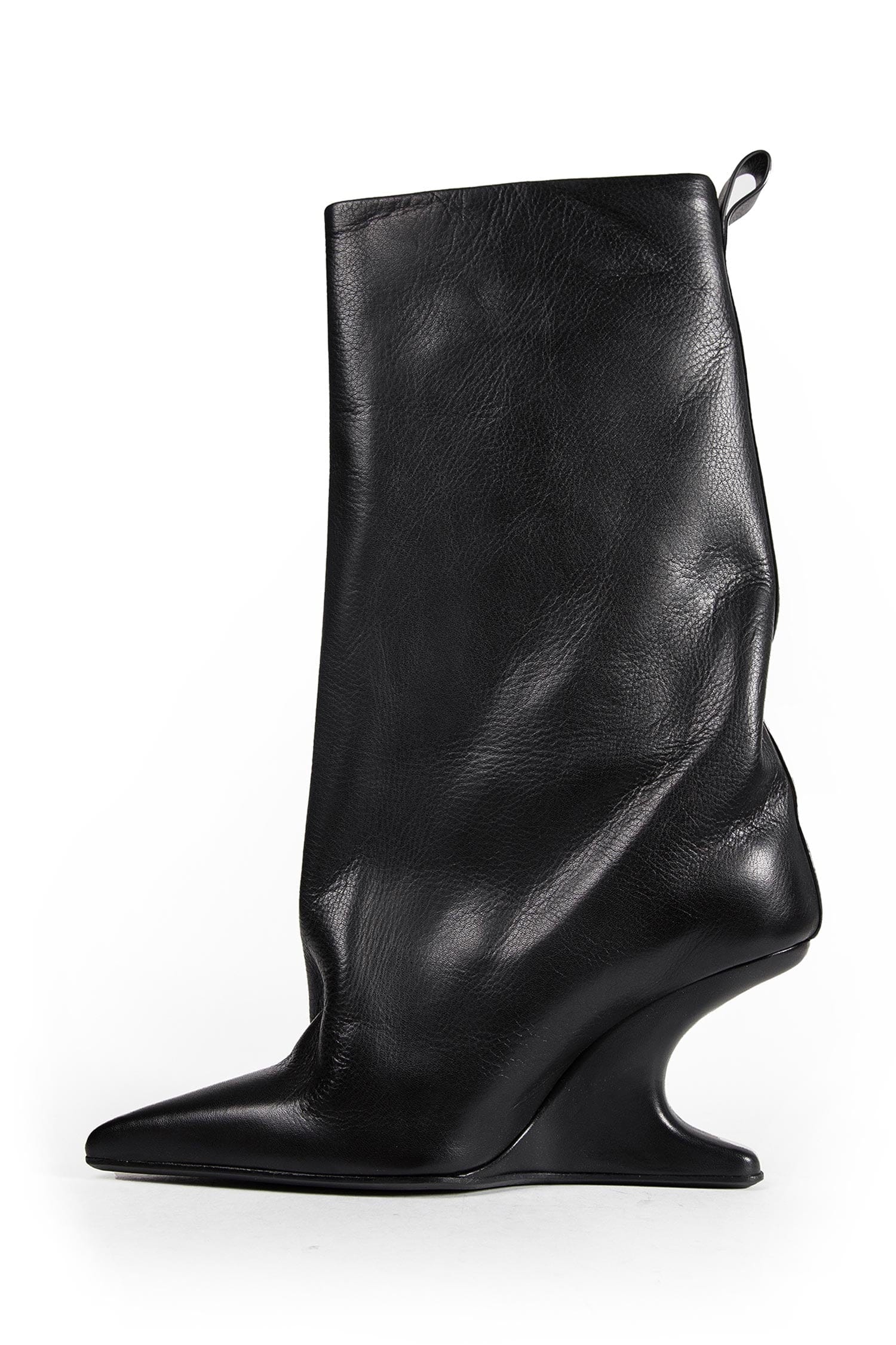 RICK OWENS Temple Cantilever 8 Sharp Flared Boots