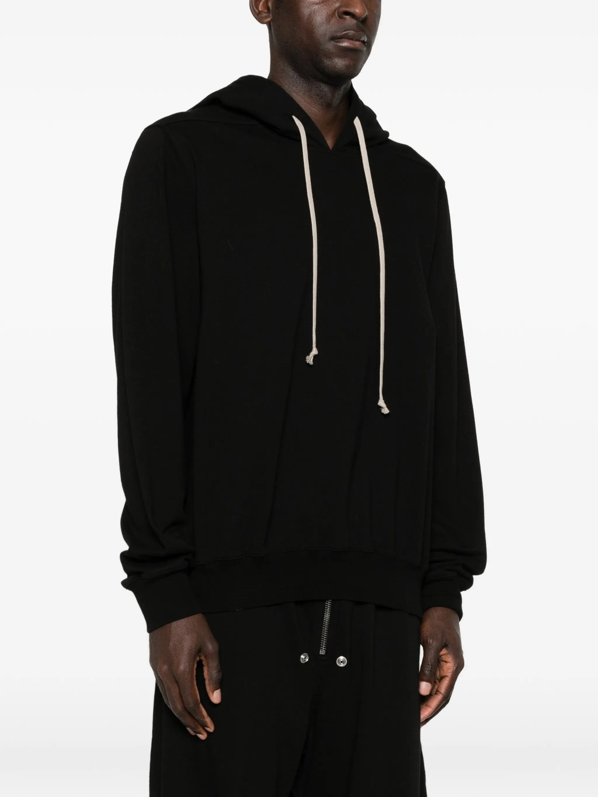 Rick Owens hooded printed hoodie