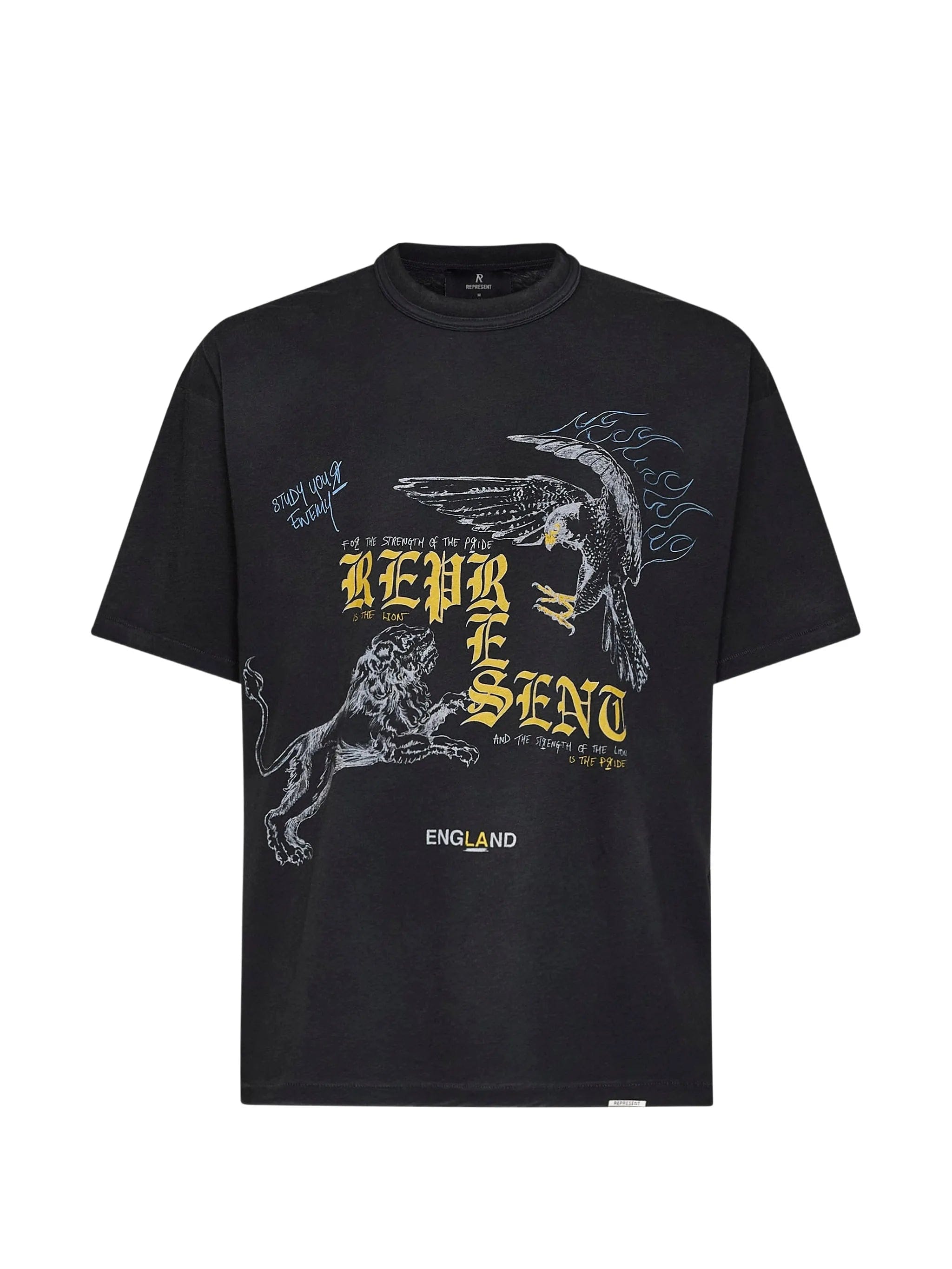 Represent Enemy graphic - print cotton T - shirt