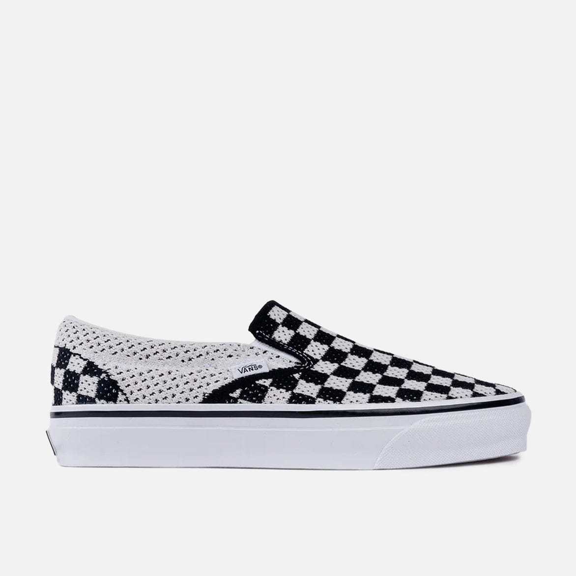 Vans LX CLASSIC SLIP - ON 98 EK CHECKERBOARD - BLACK / MARSHMALLOW