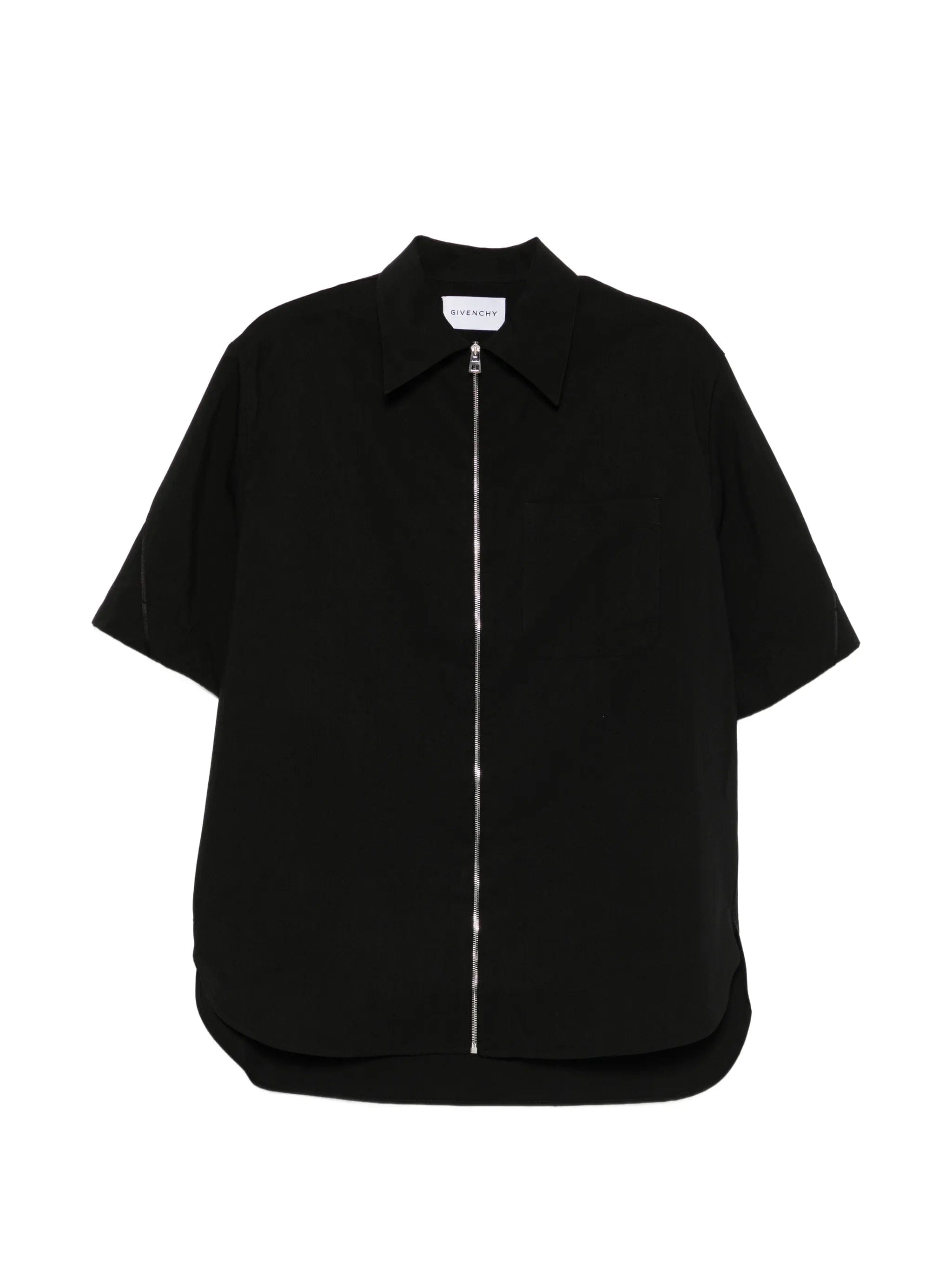 Givenchy zip - up short - sleeve shirt