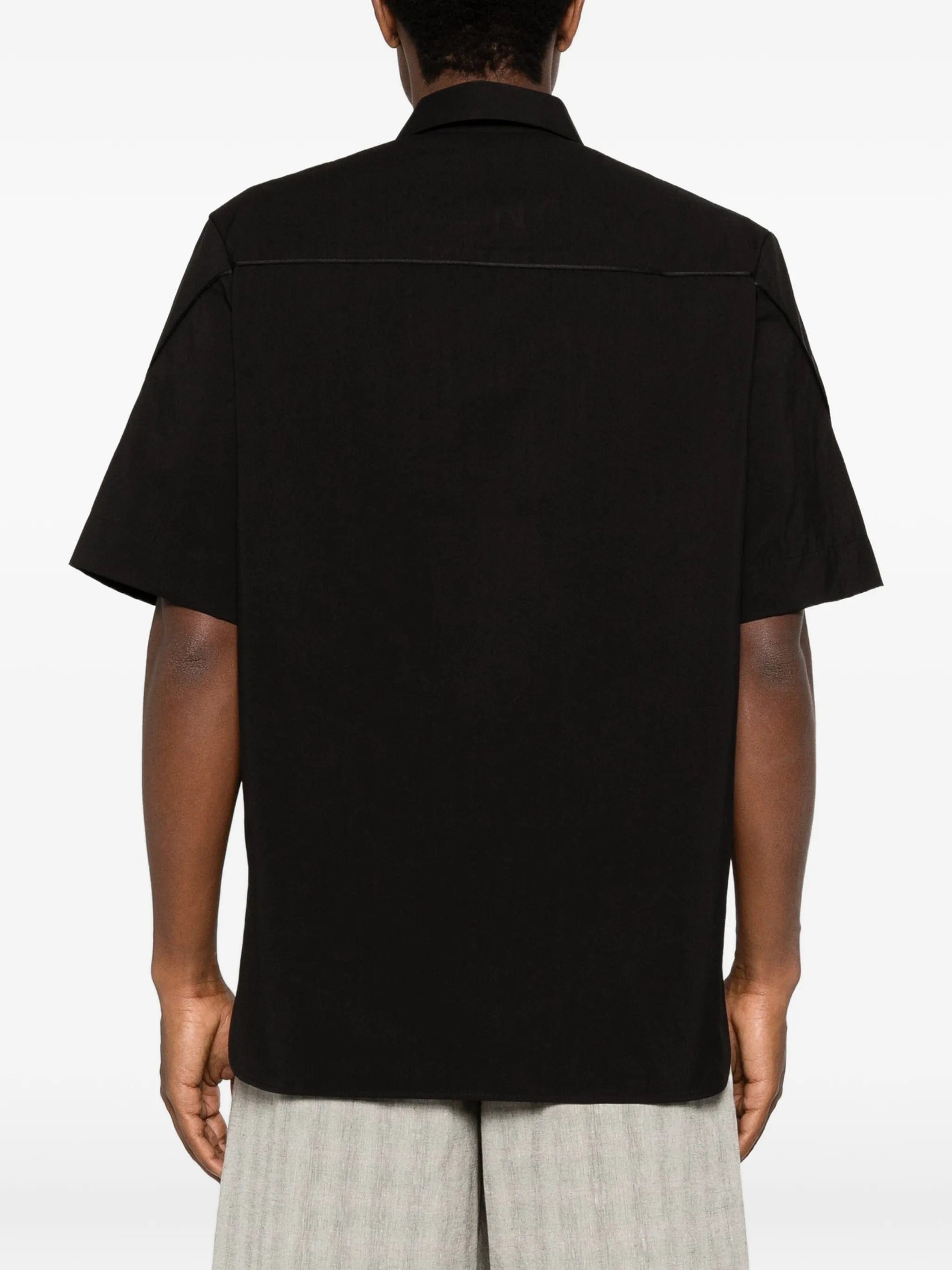 Givenchy zip - up short - sleeve shirt