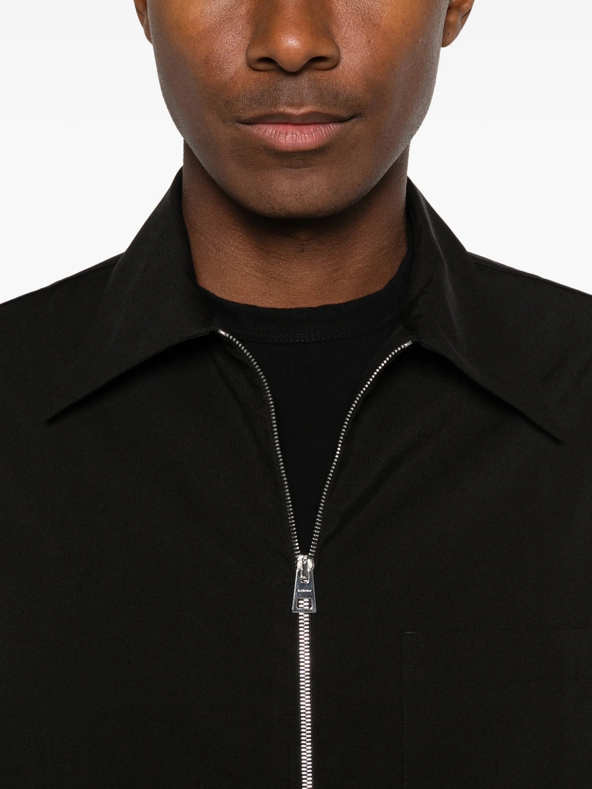 Givenchy zip - up short - sleeve shirt