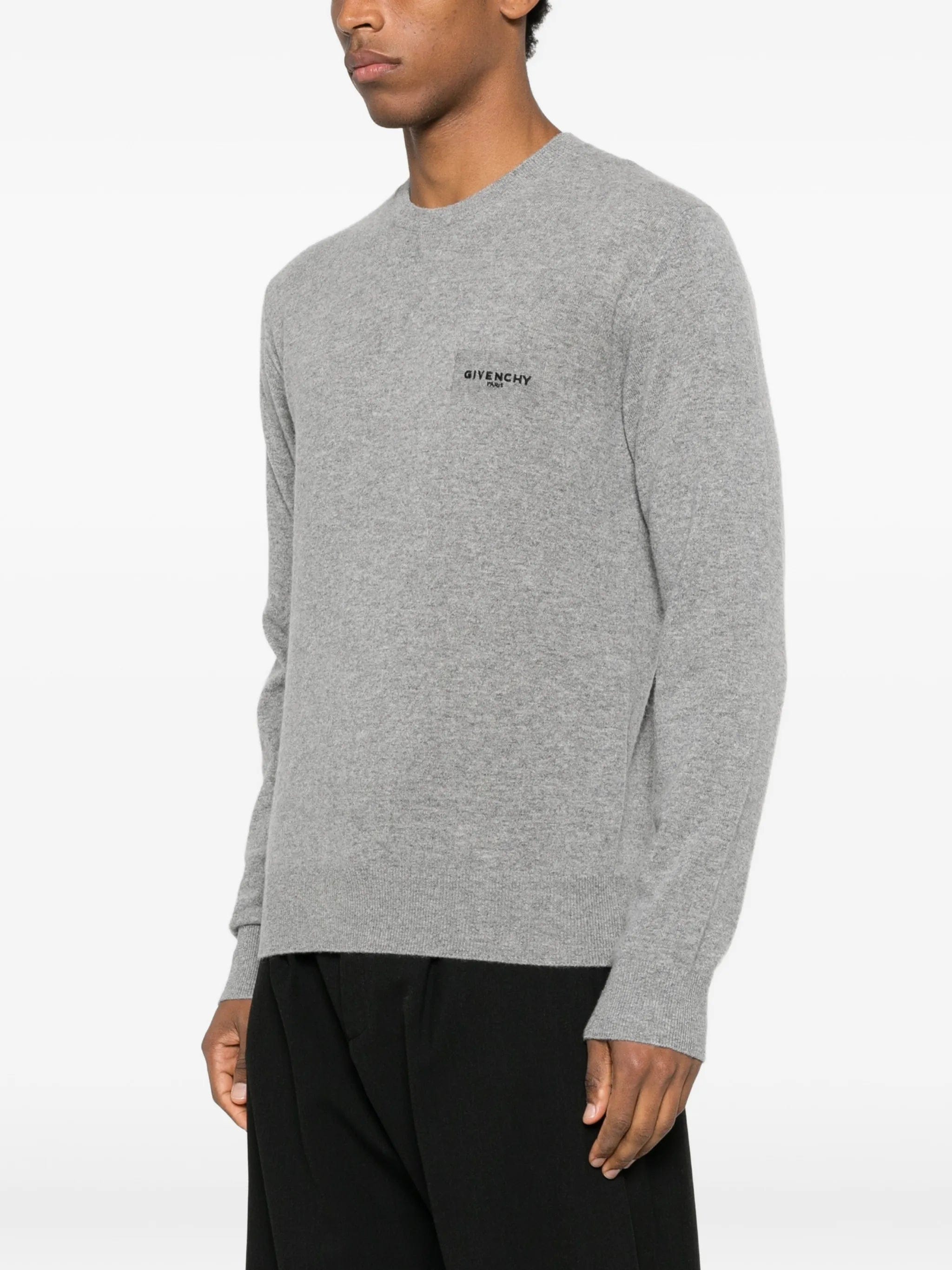 Givenchy logo crew - neck sweater