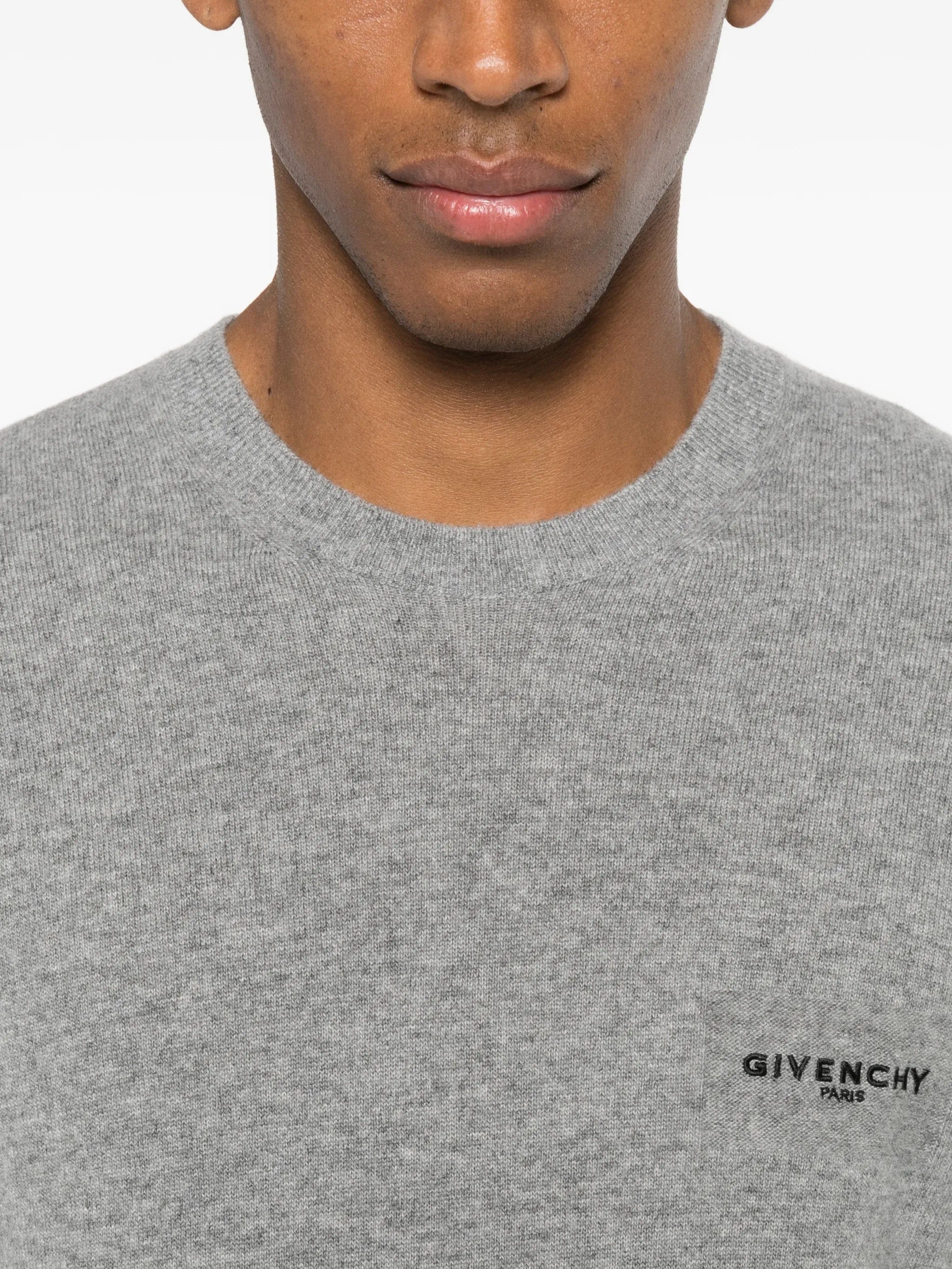 Givenchy logo crew - neck sweater
