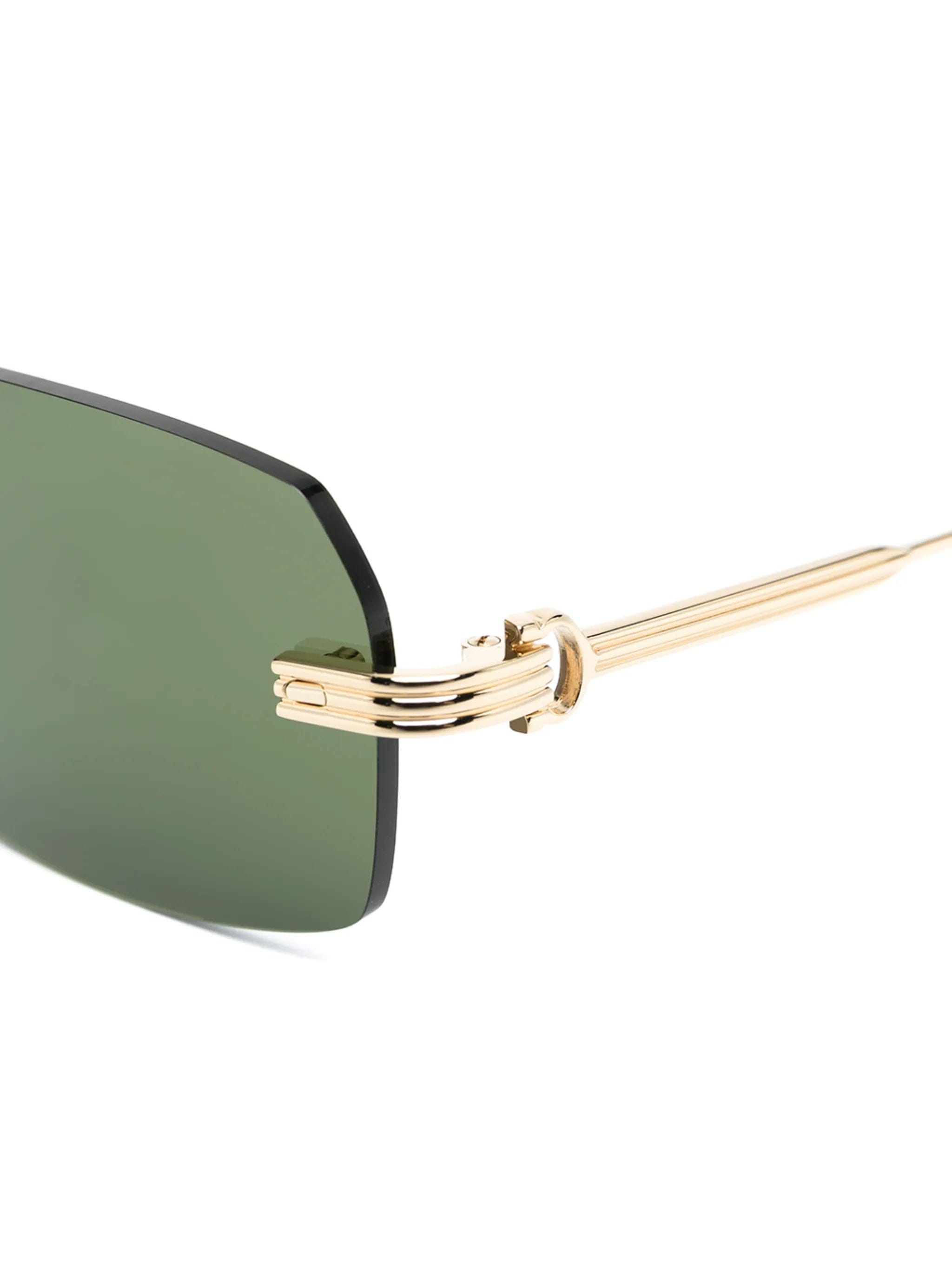 Cartier Eyewear rectangular - frame sunglasses