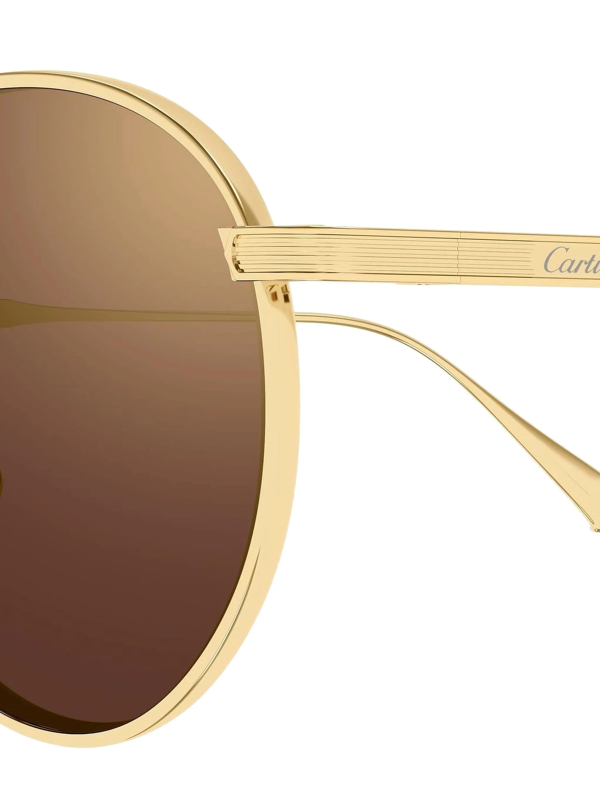 Cartier Eyewear round - lens sunglasses