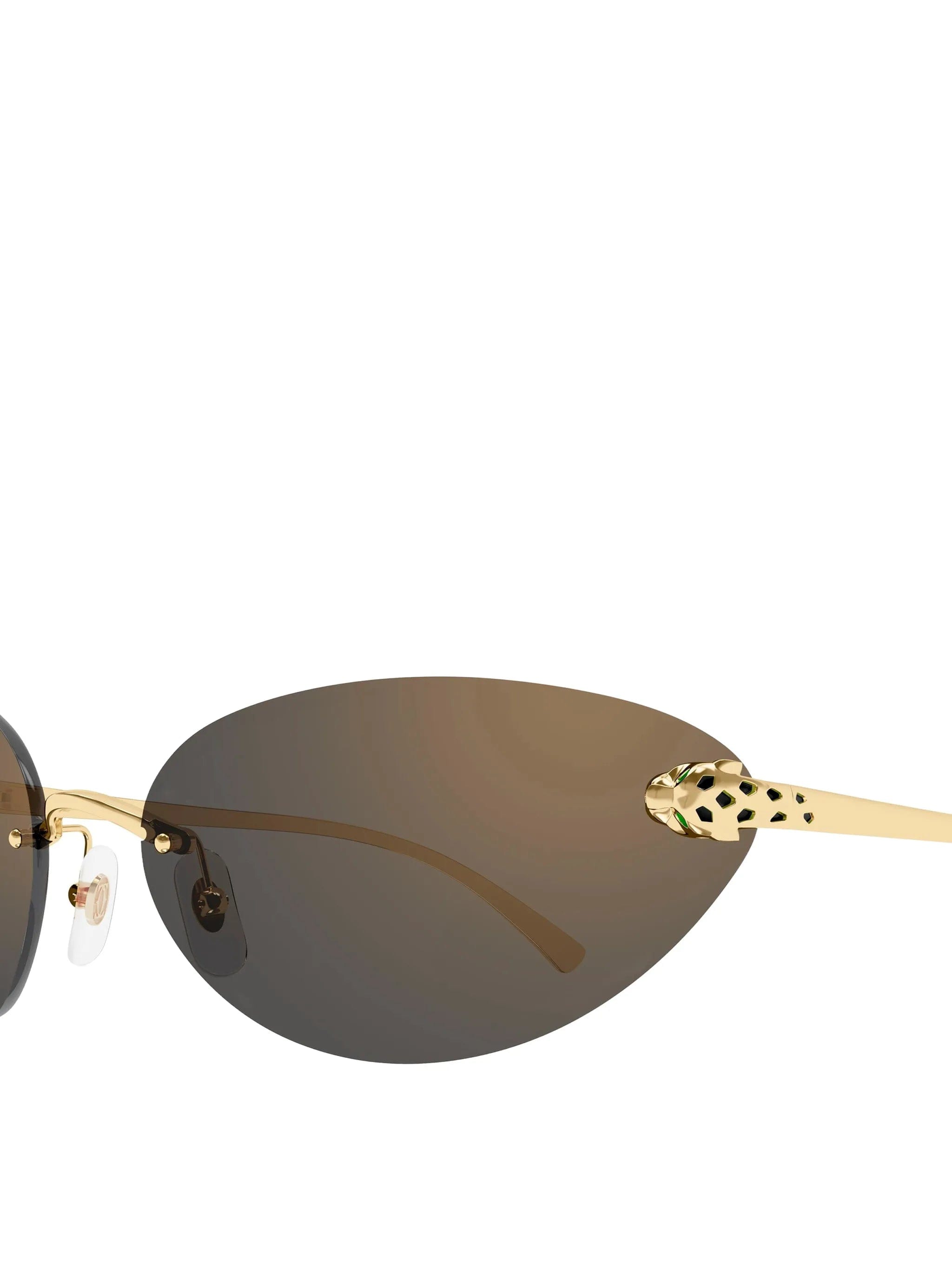 Cartier Eyewear rimless sunglasses
