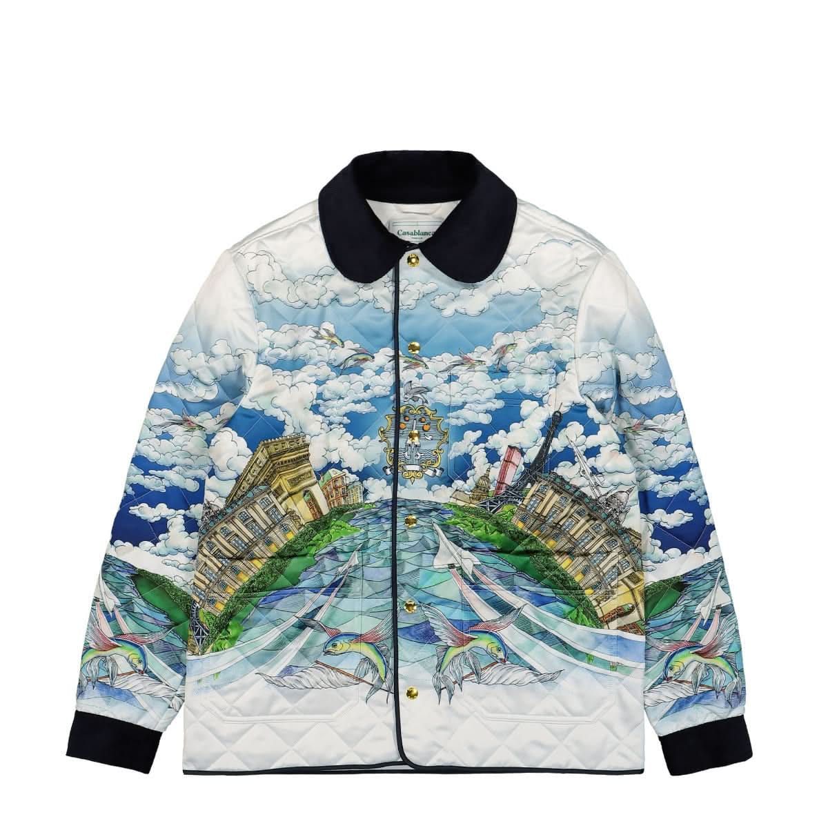 Casablanca Printed And Quilted Hunting Jacket
