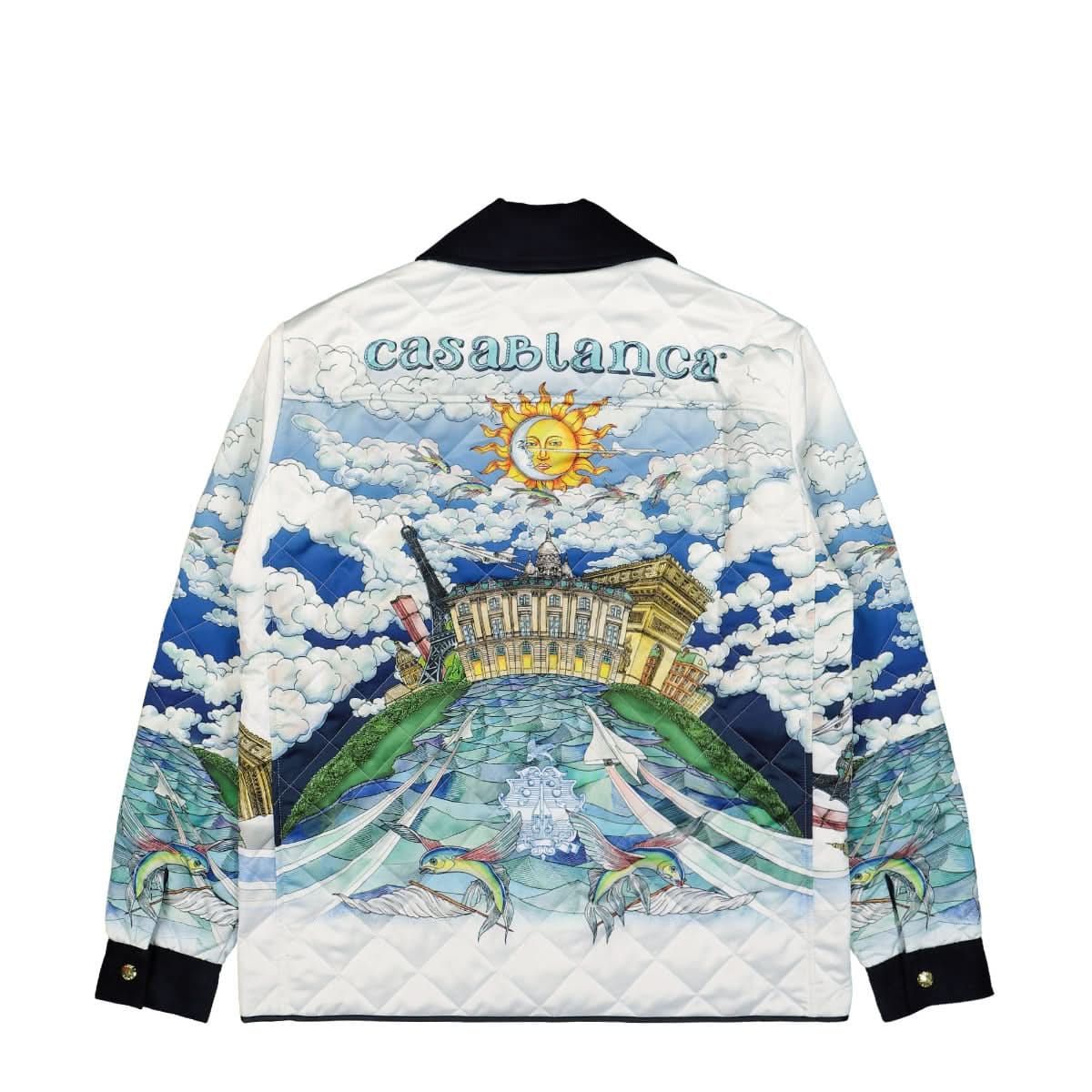 Casablanca Printed And Quilted Hunting Jacket