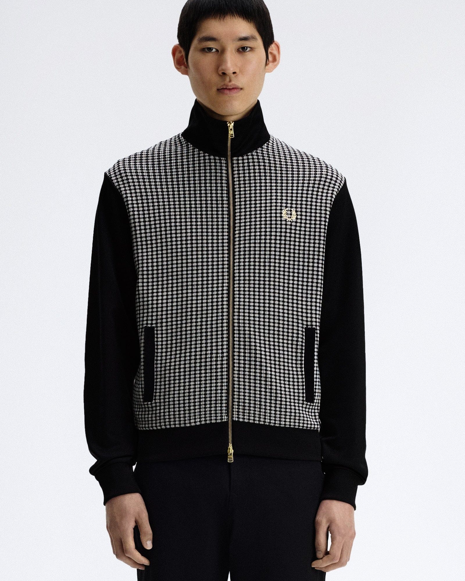 Fred Perry Knitted Front Track Jacket