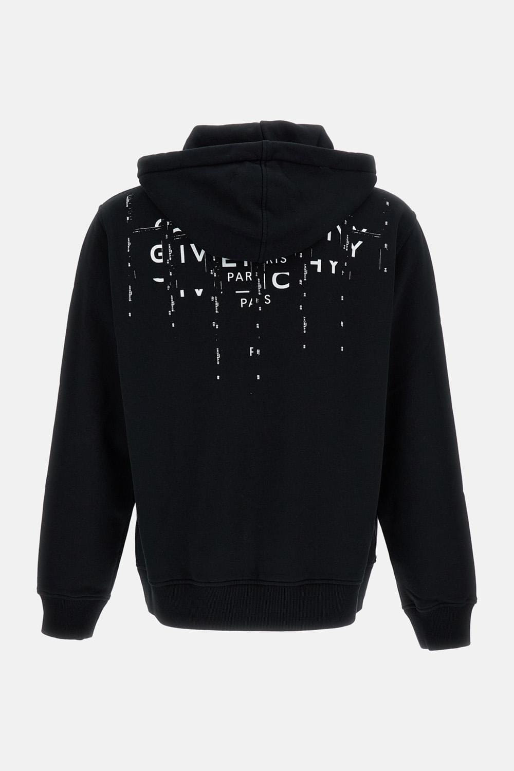 Givenchy FELPA ZIP CON CAPPUCCIO