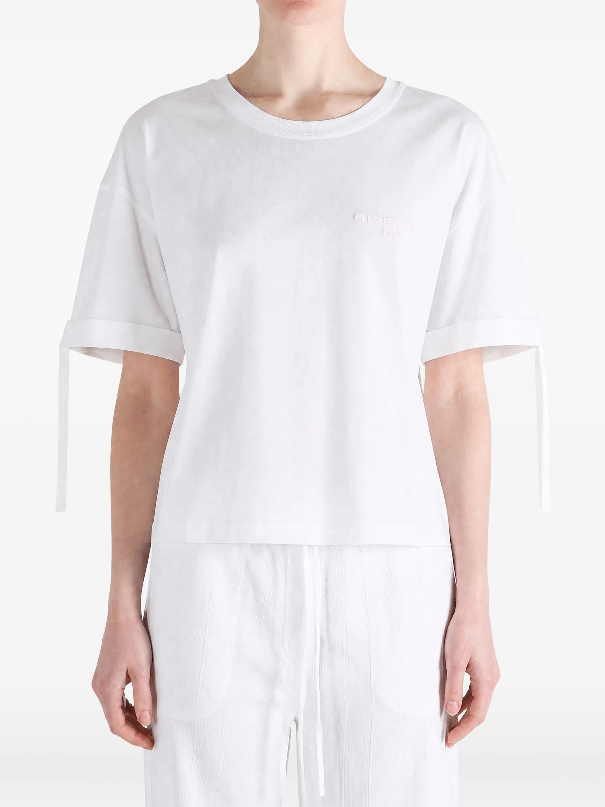 Givenchy logo - embroidered sleeve - detail T - shirt