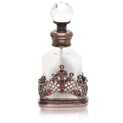 Welforth Perfume Bottle (Flourishes with Red Rhinestones) PB - 415