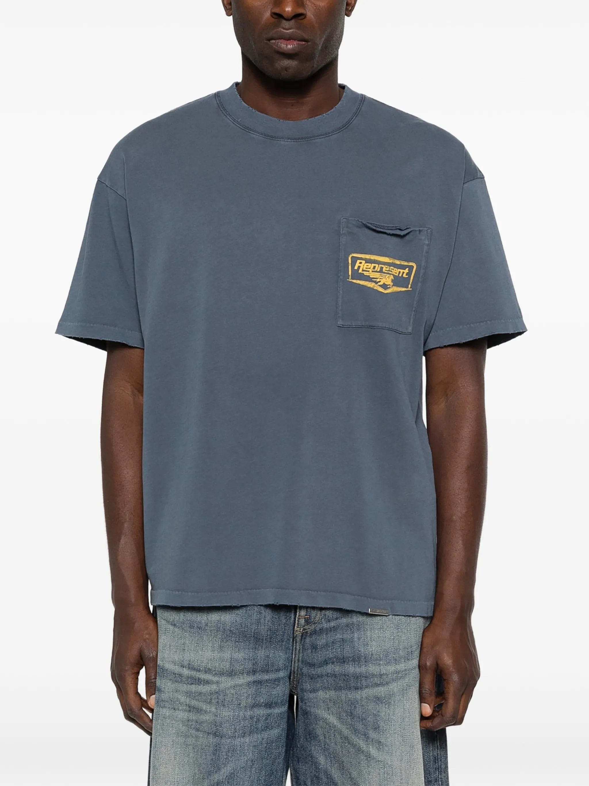 Represent pocket graphic T - shirt