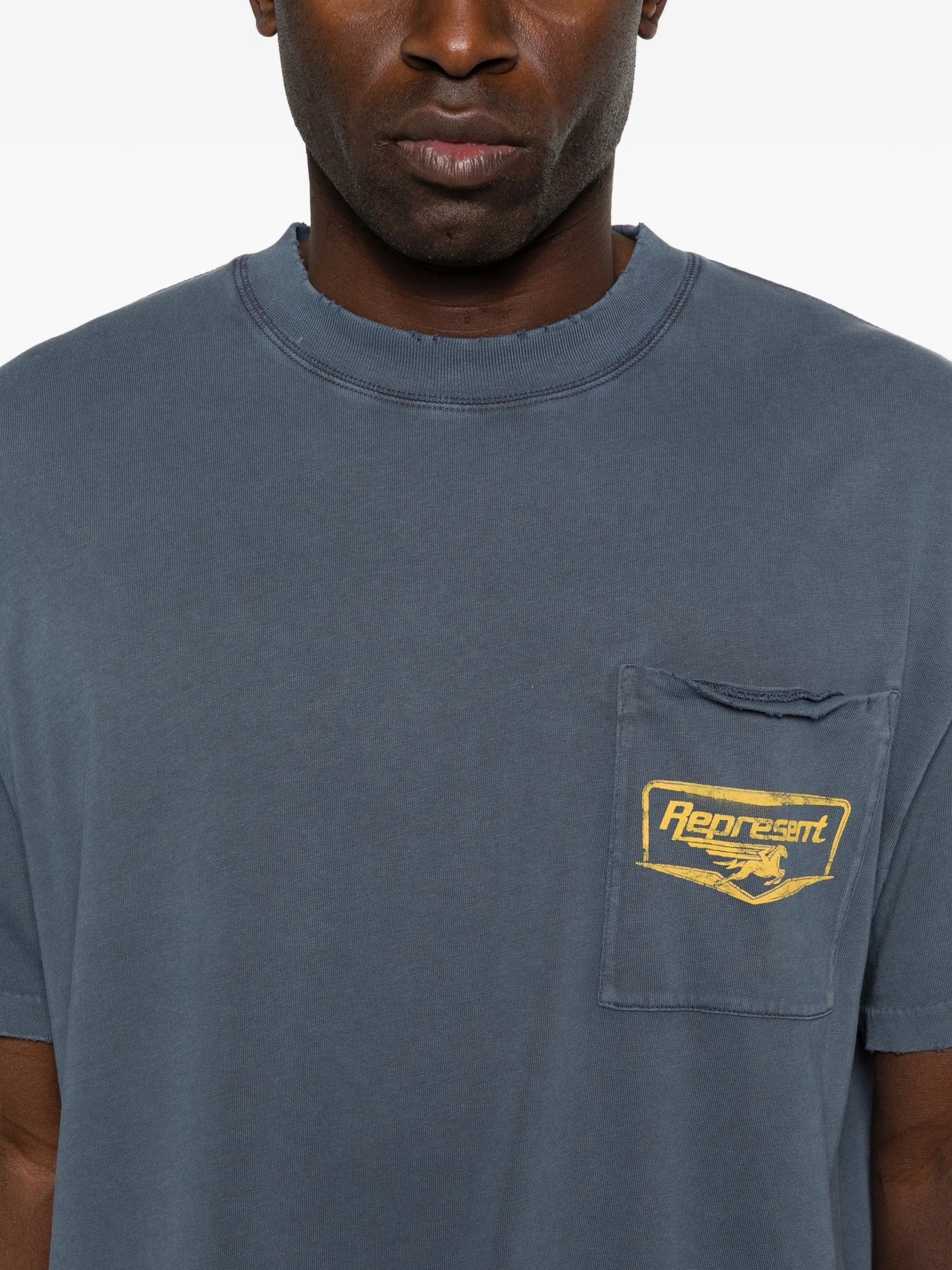 Represent pocket graphic T - shirt