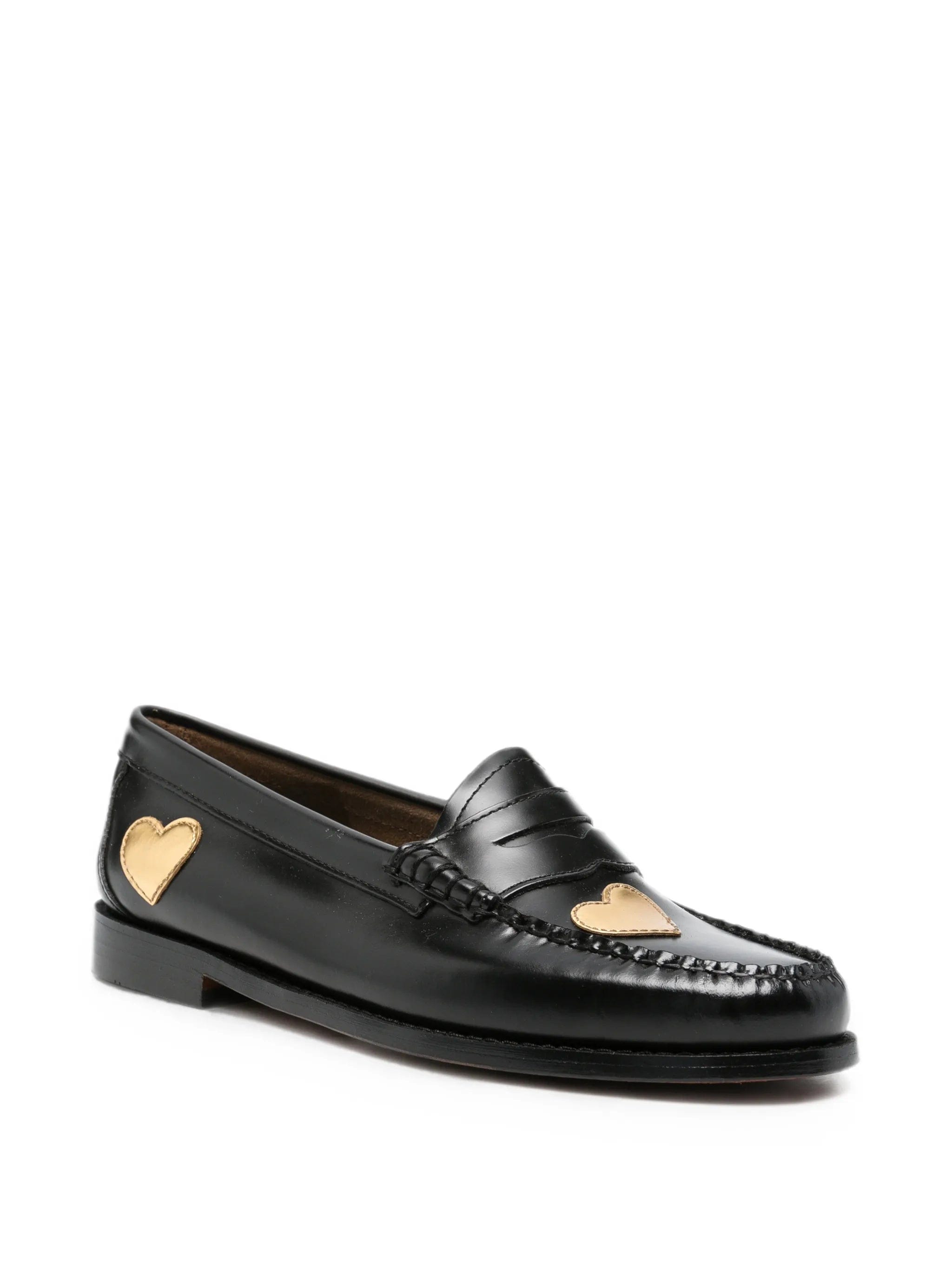 G.h.bass Weejun heart - motif penny - slot loafers