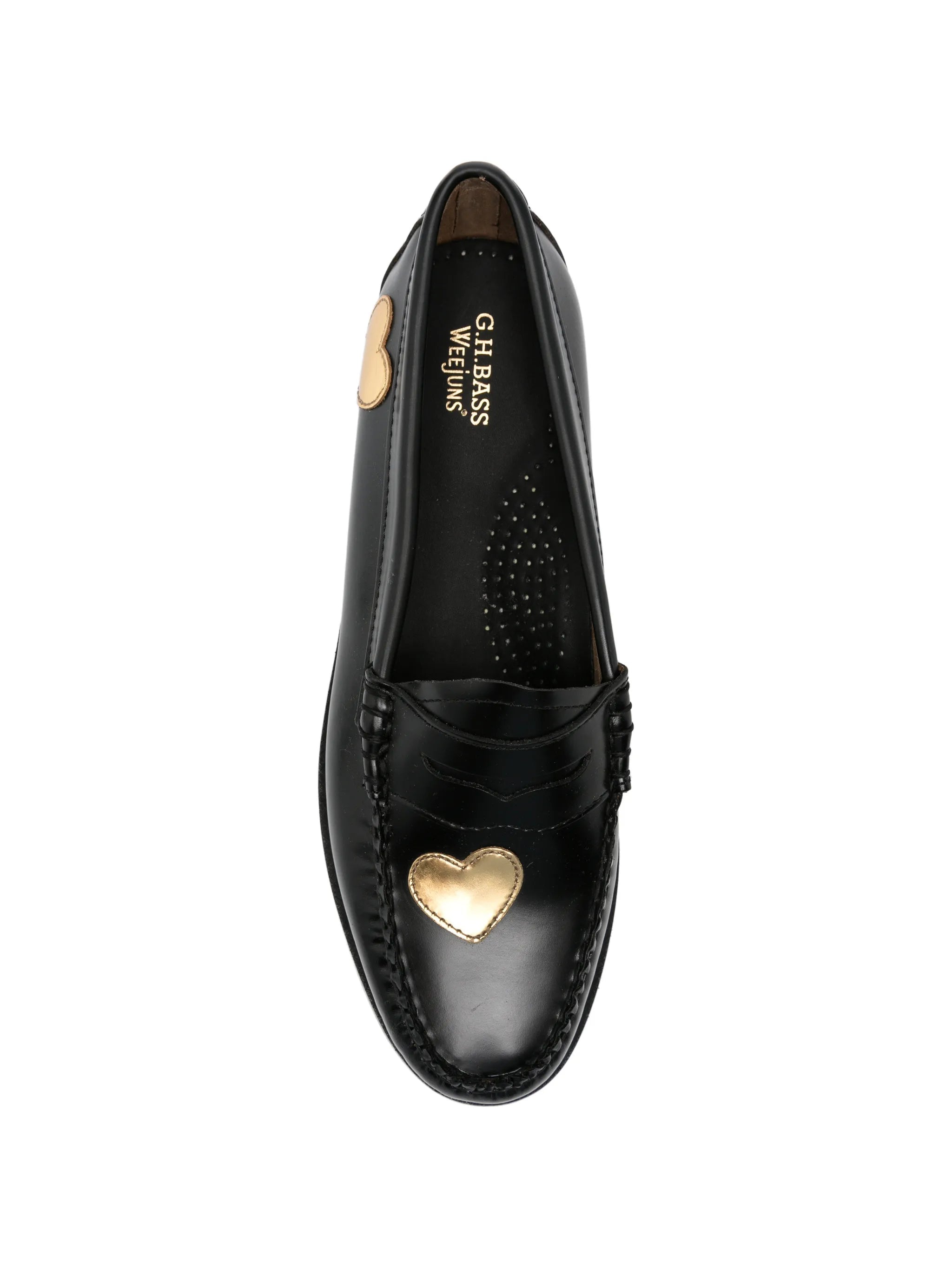 G.h.bass Weejun heart - motif penny - slot loafers