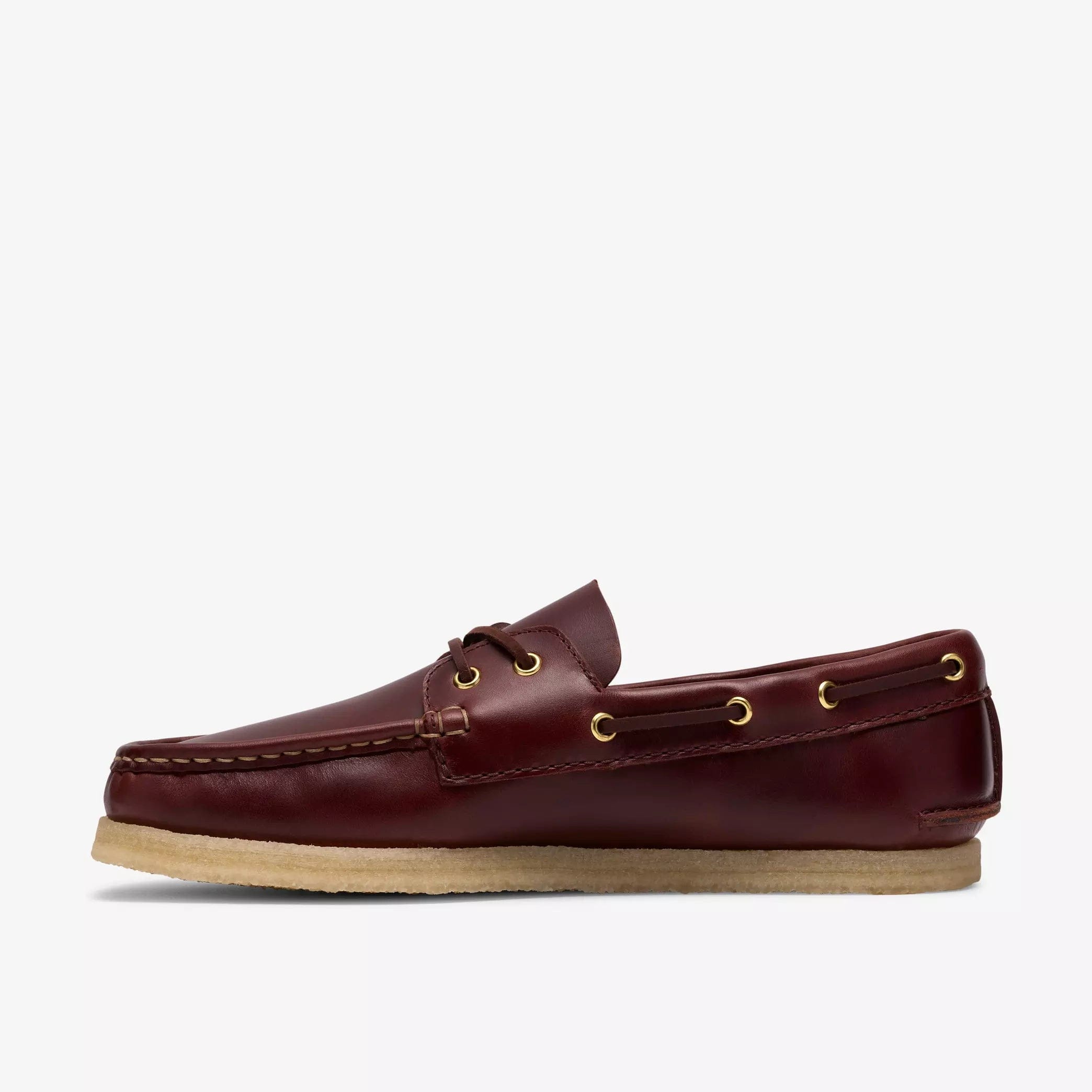 Clarks Godney Boat Mens Shoes Color: British Tan Leather Style: 26185687
