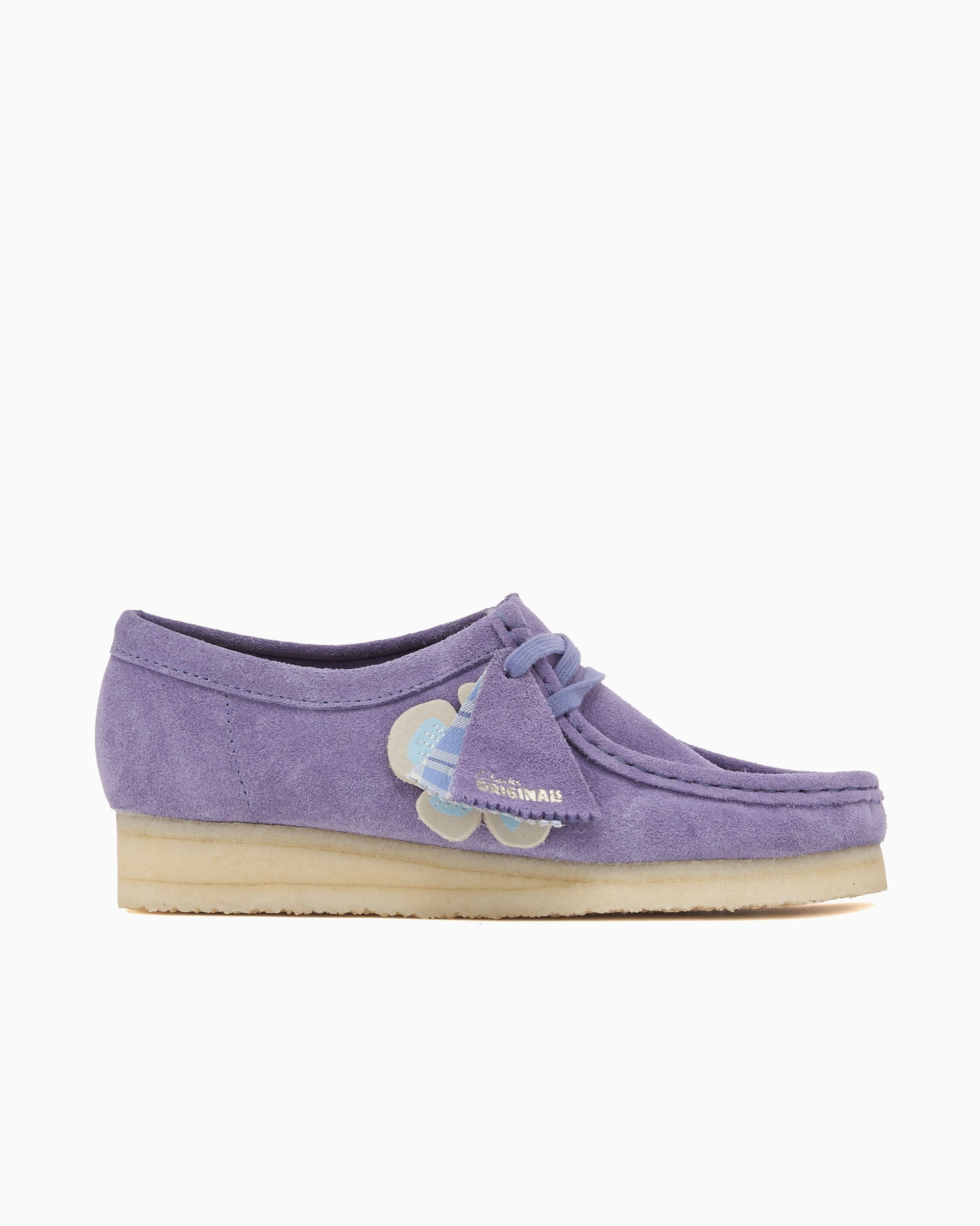 Clarks Zapatos Clarks Wallabee Purple Interest para mujer