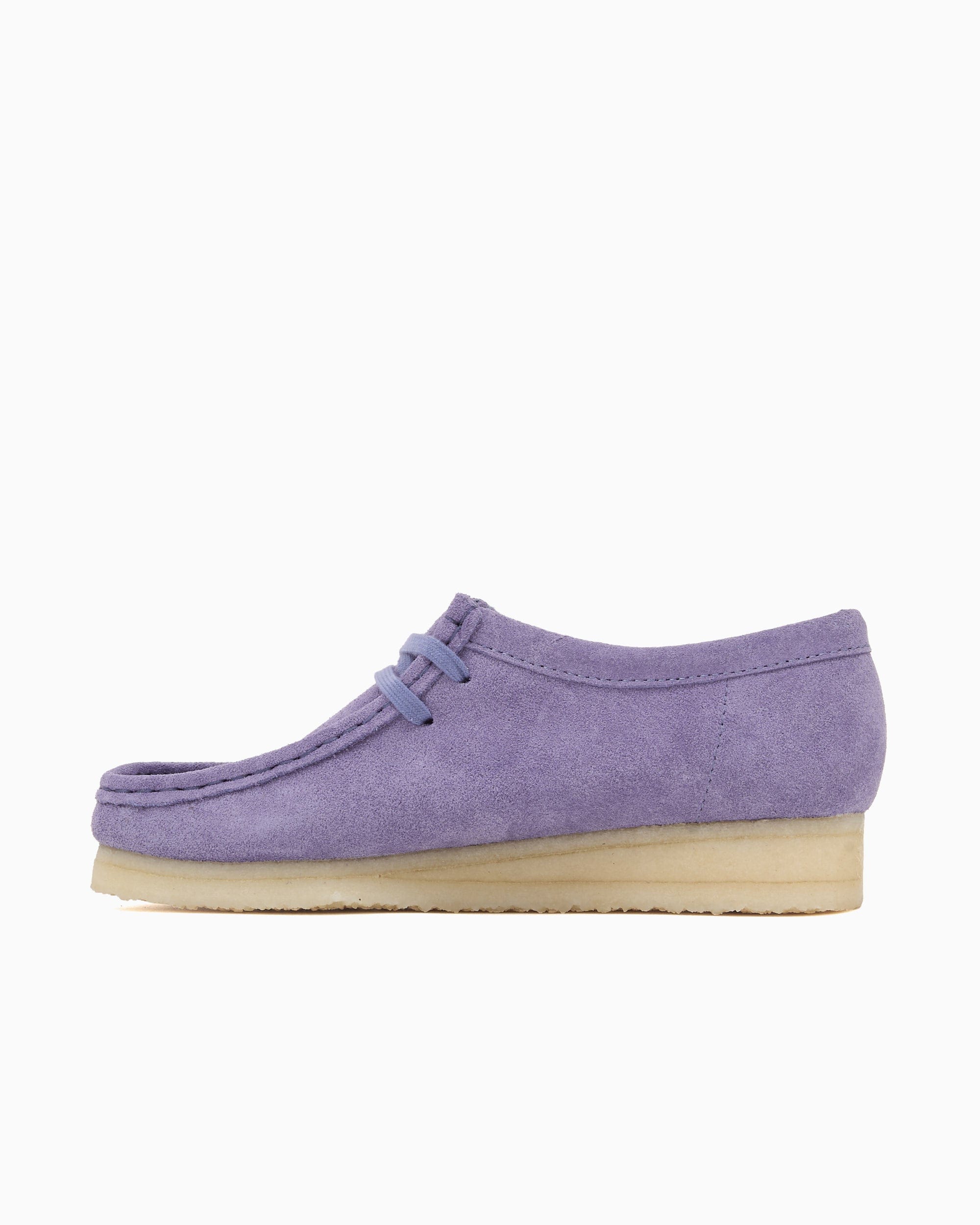 Clarks Zapatos Clarks Wallabee Purple Interest para mujer