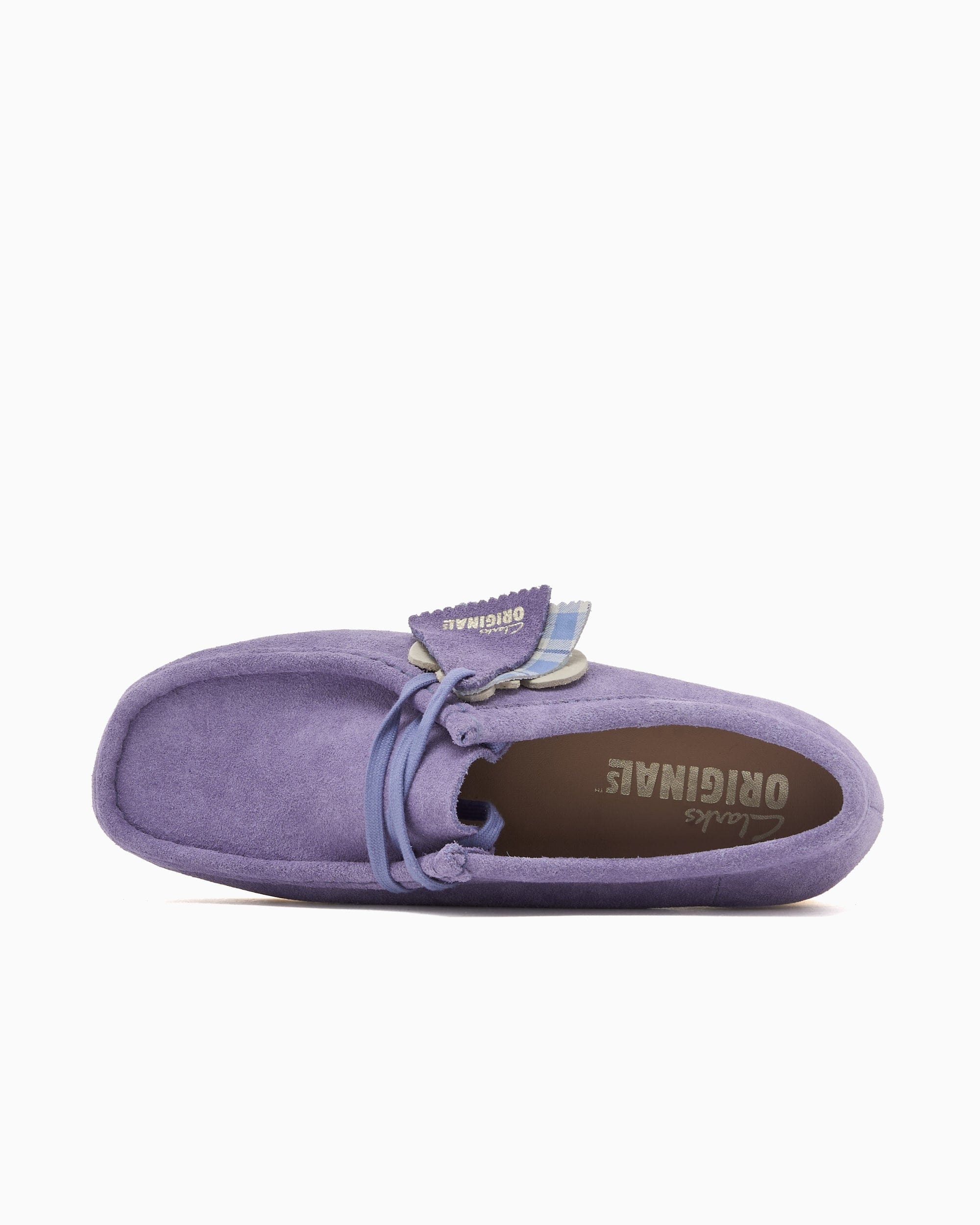 Clarks Zapatos Clarks Wallabee Purple Interest para mujer