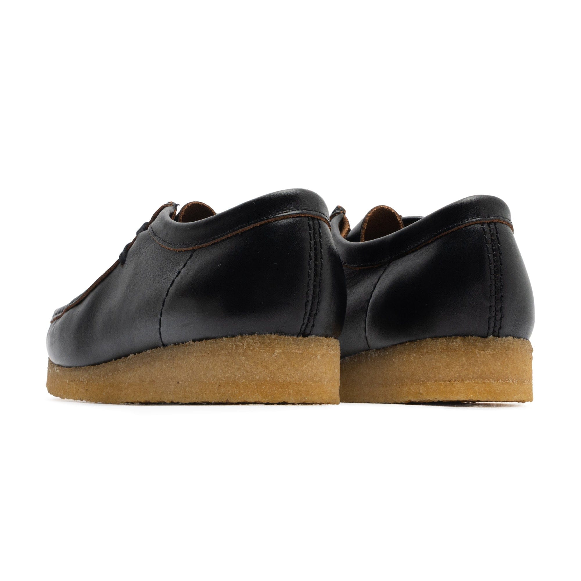 Clarks Wallabee Black Smooth Leather 81127