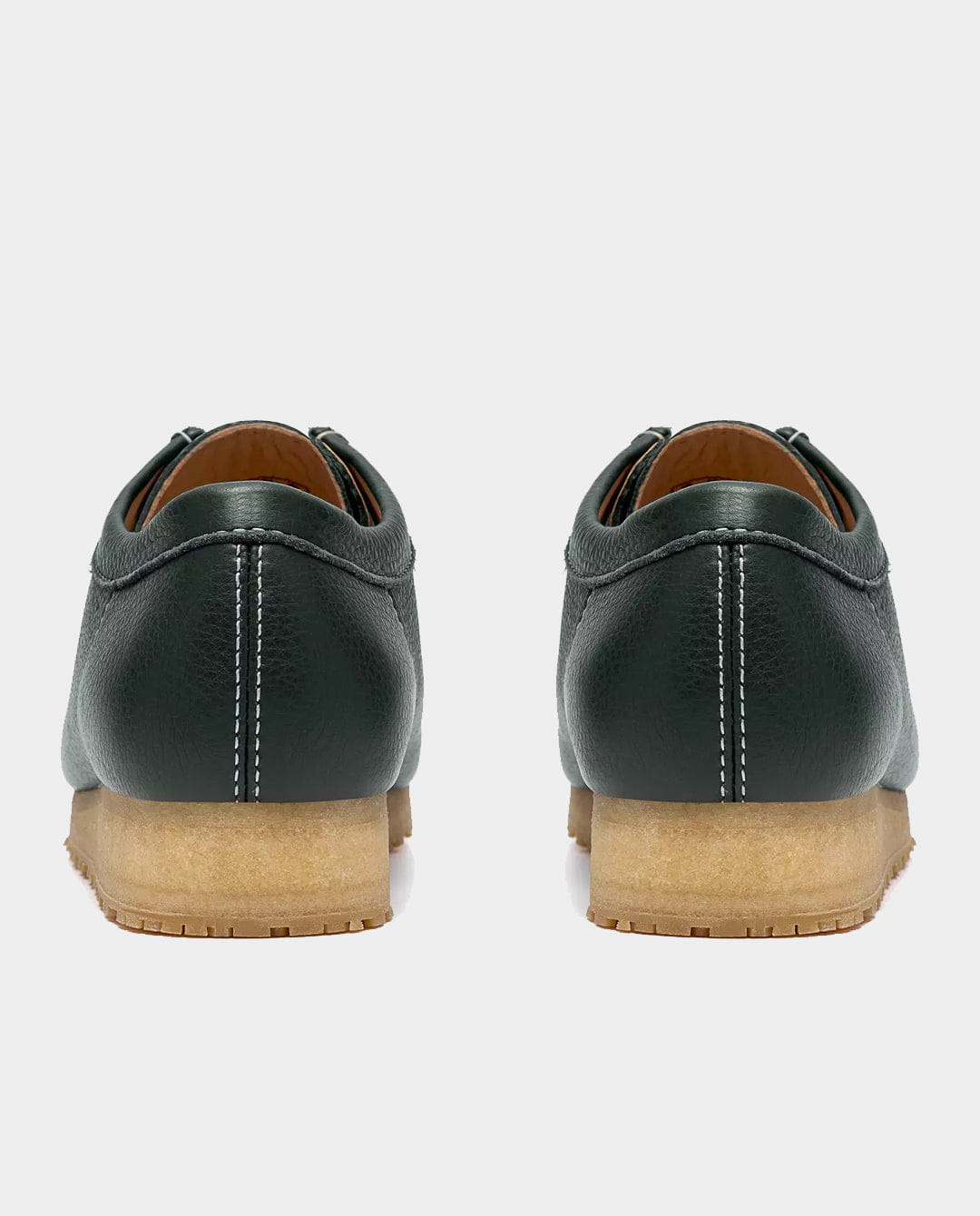 Clarks - Wallabee RB Shoe - Dark Green Leather
