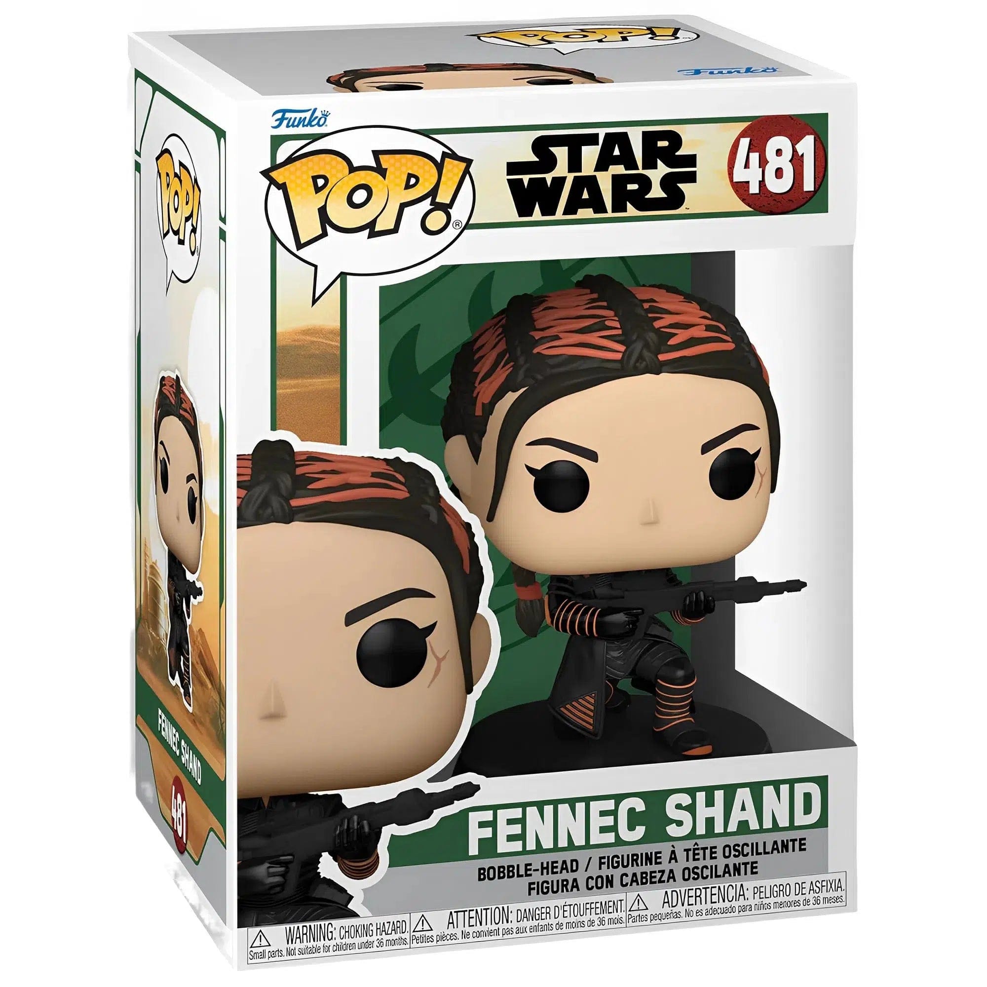 Funko Star Wars - Fennec Shand Bobble - Head Figure (#481) - Funko - Pop! Series