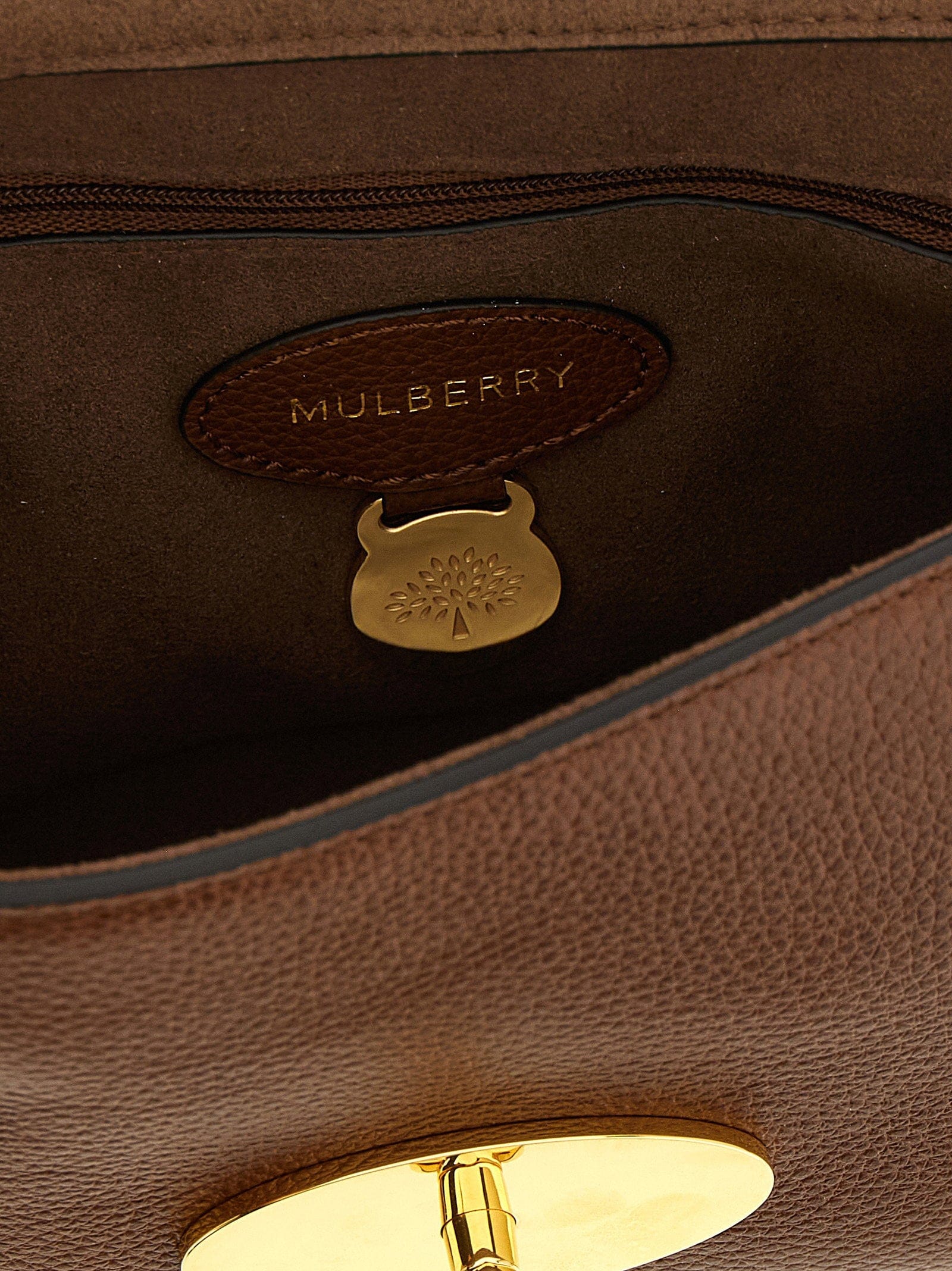 Mulberry Lily Shoulder Bag — Brown