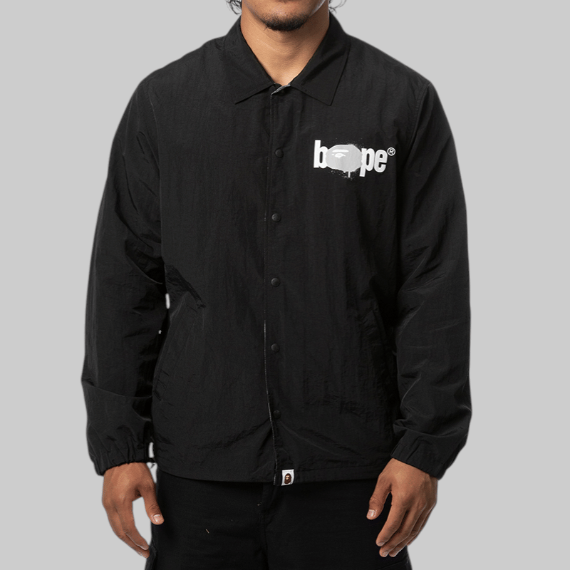 A Bathing Ape® Bape Reversible Coach Jacket - Black