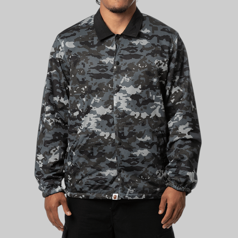 A Bathing Ape® Bape Reversible Coach Jacket - Black