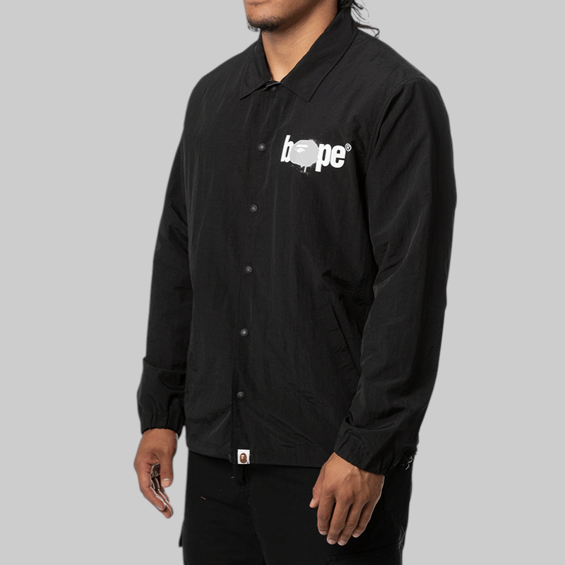 A Bathing Ape® Bape Reversible Coach Jacket - Black