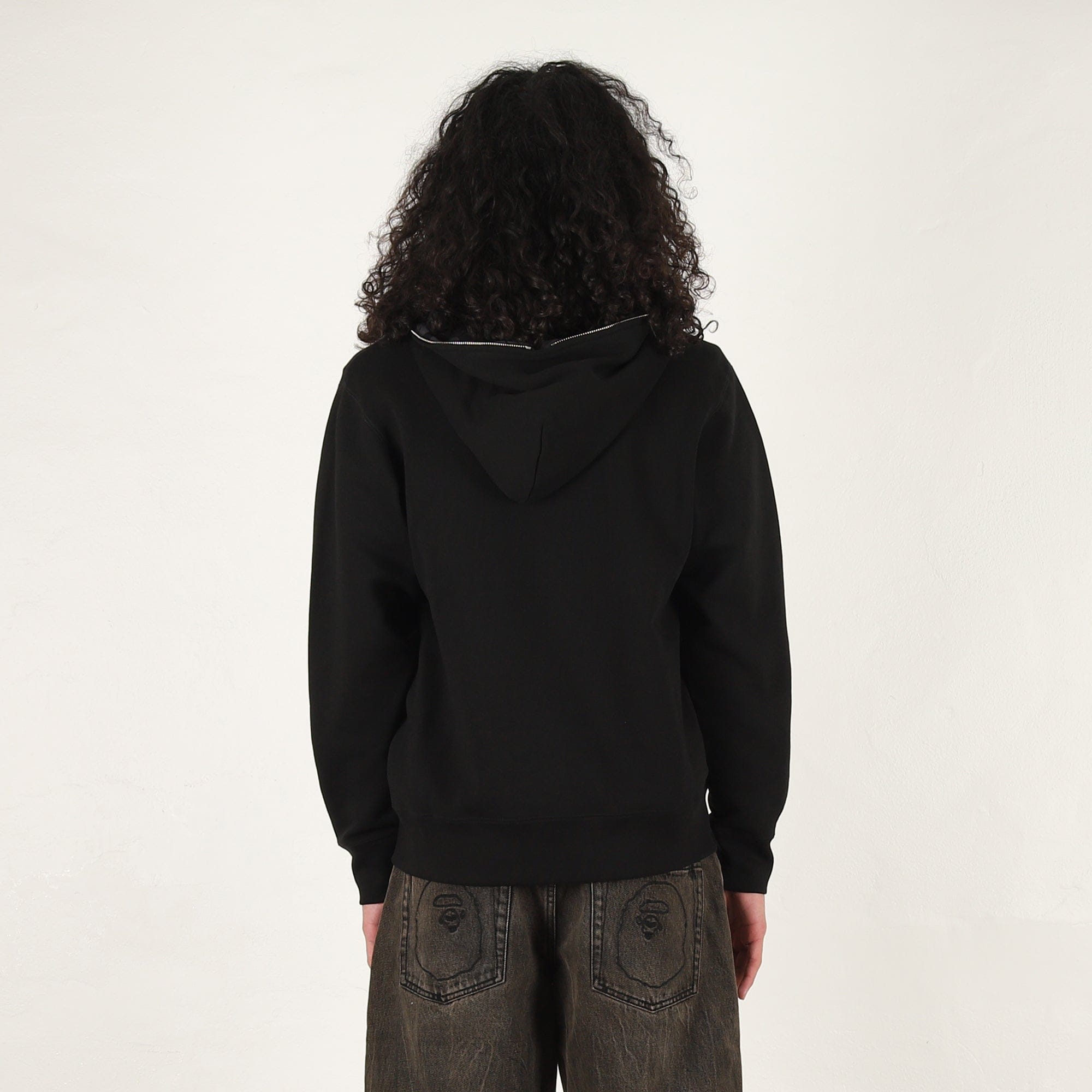 A Bathing Ape One Point Full Zip Hoodie - Black