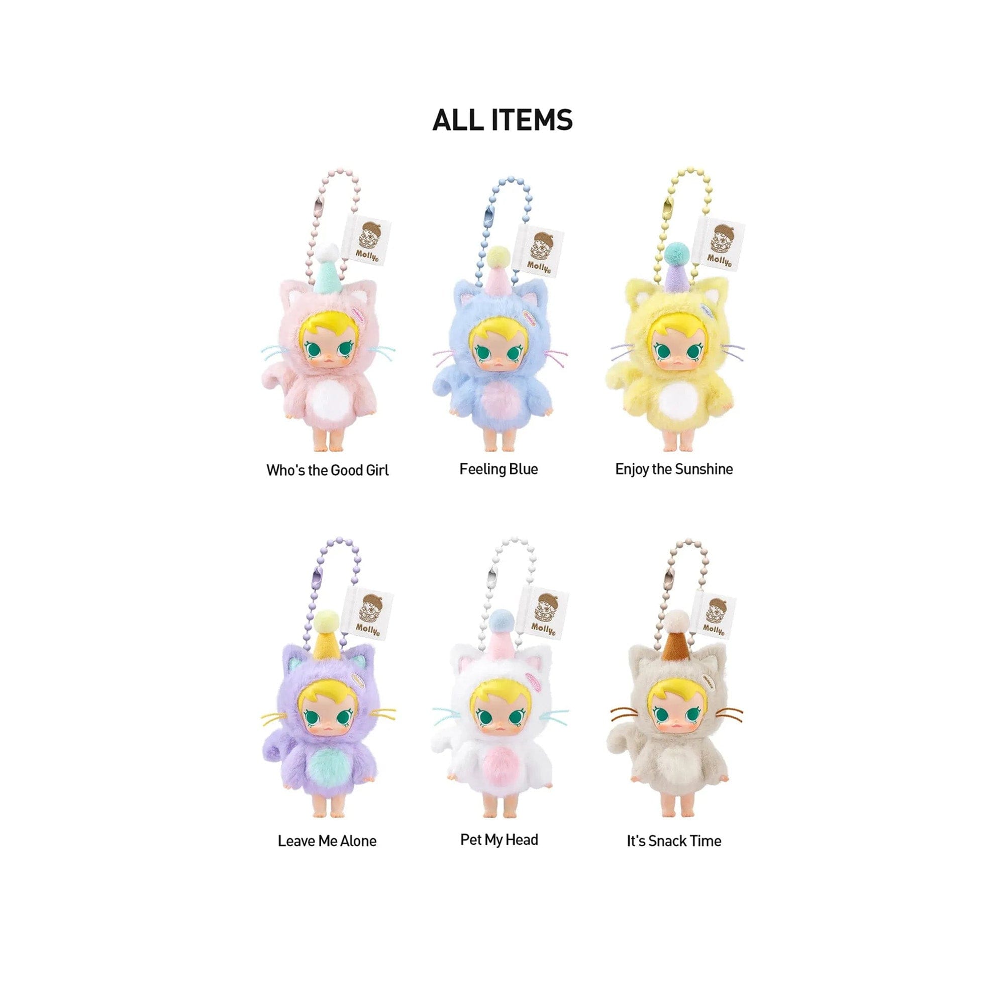 POP MART Baby Molly Pocket Friends Series Vinyl Plush Pendant (Single Blind Box)