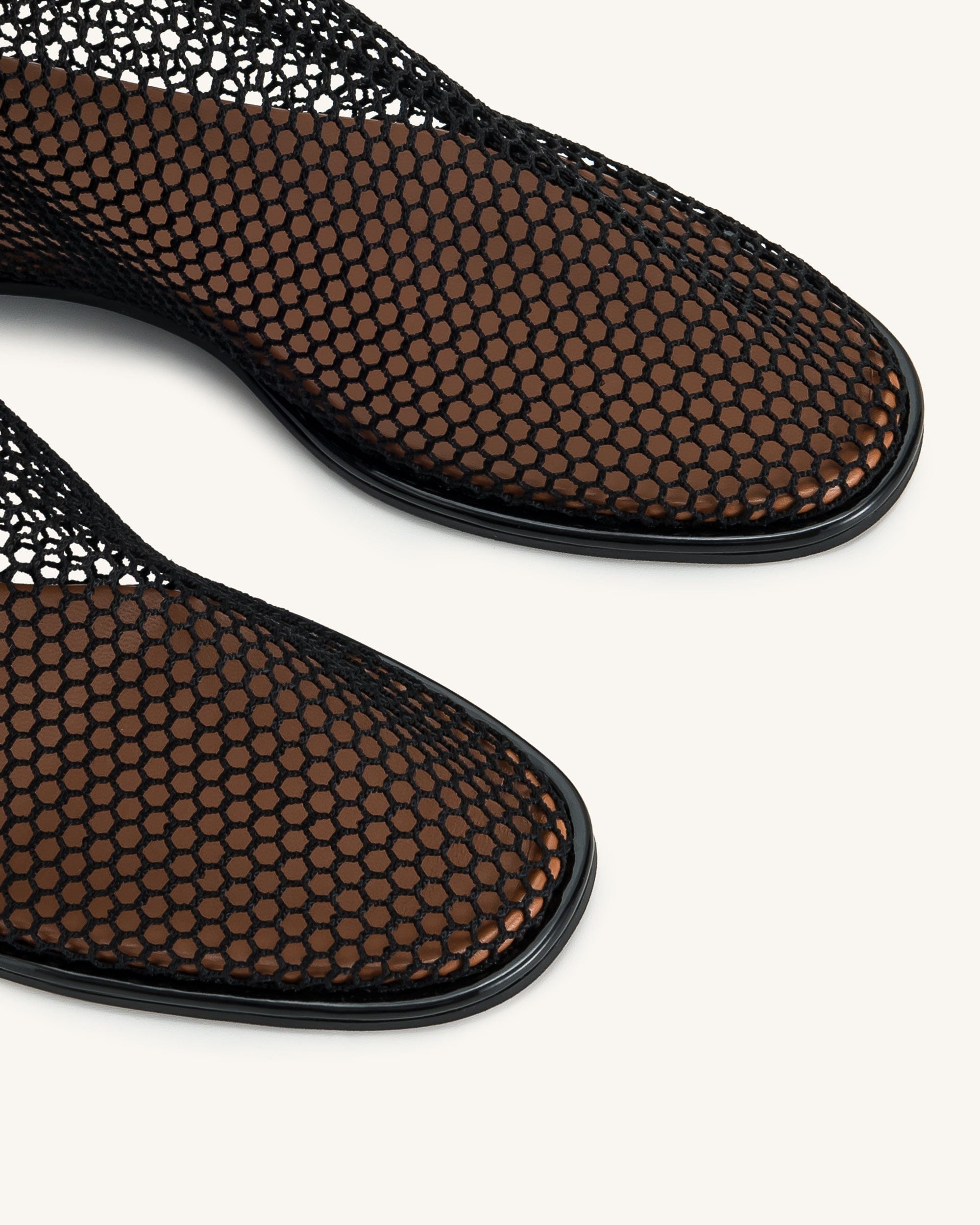 Jw Pei Sophia Mesh Boots Black