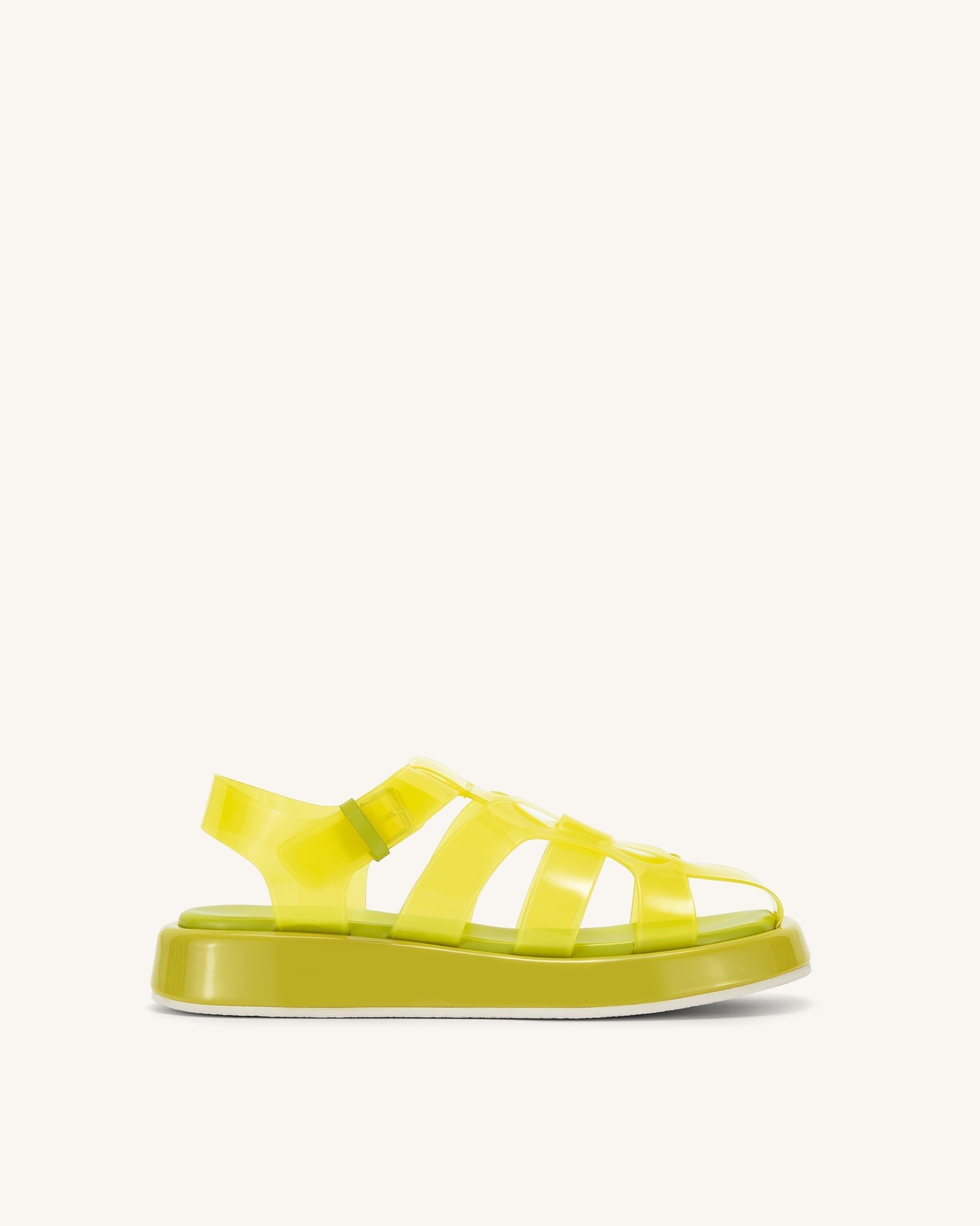 Jw Pei Piper Platform Sandal Yellow