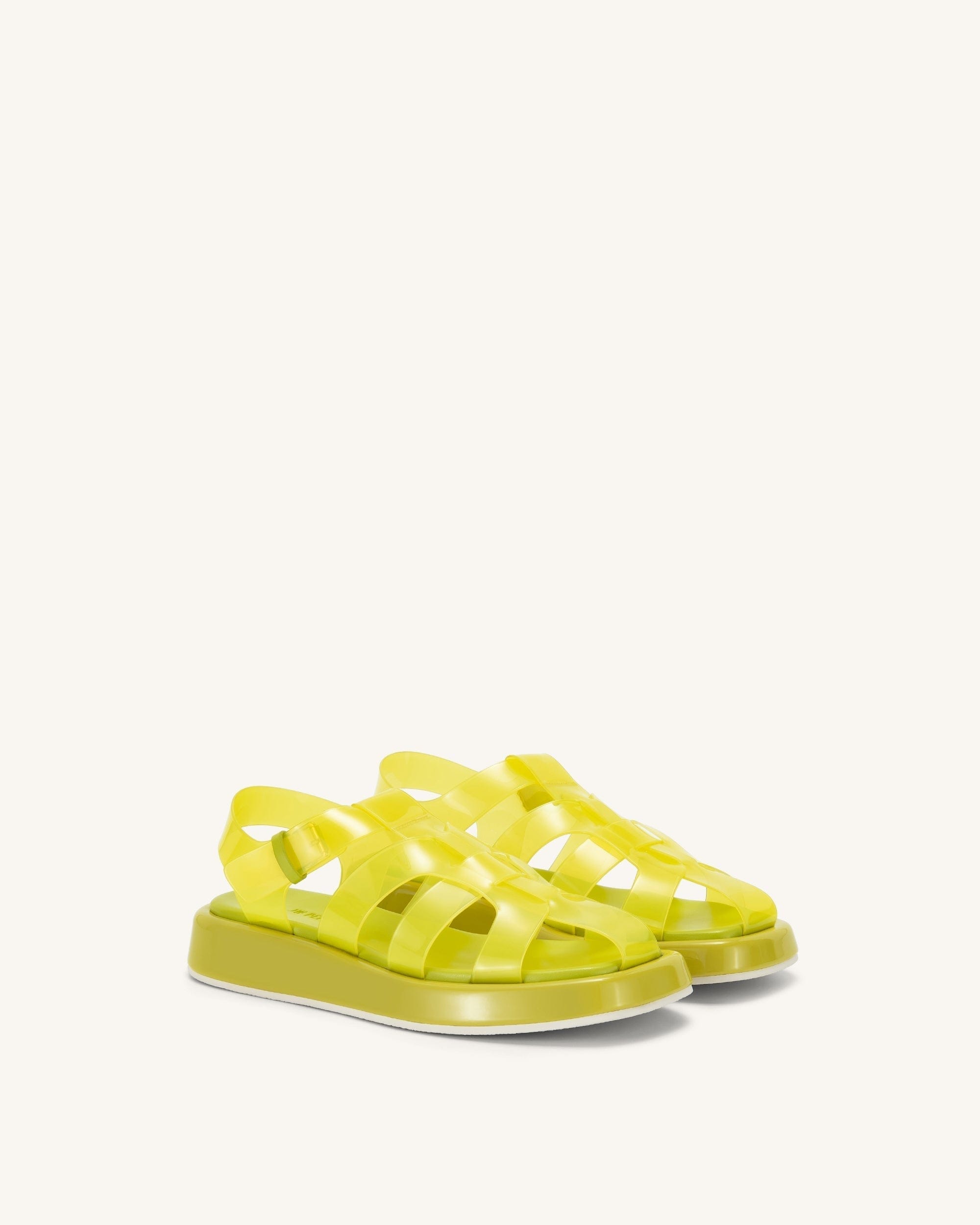 Jw Pei Piper Platform Sandal Yellow