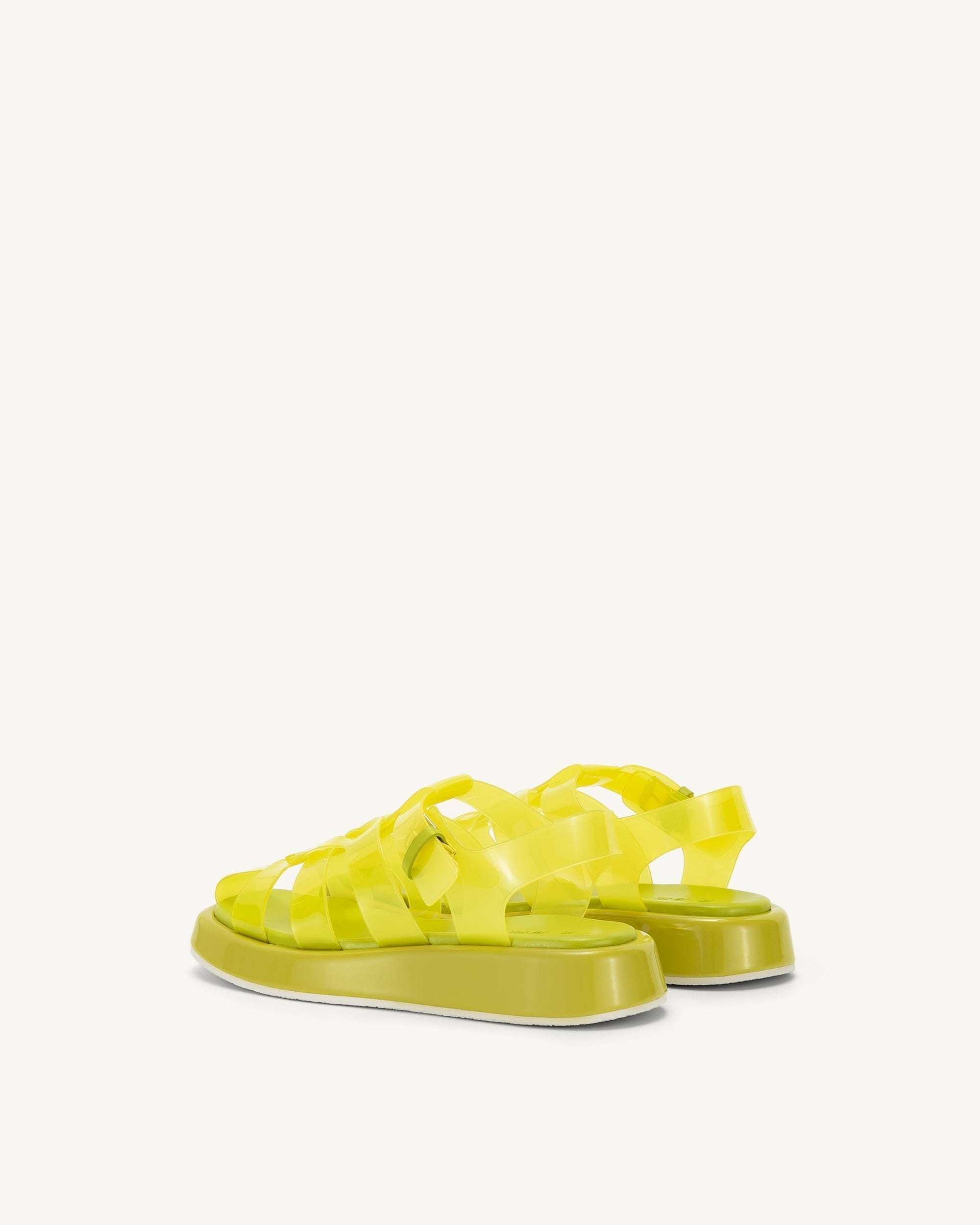 Jw Pei Piper Platform Sandal Yellow