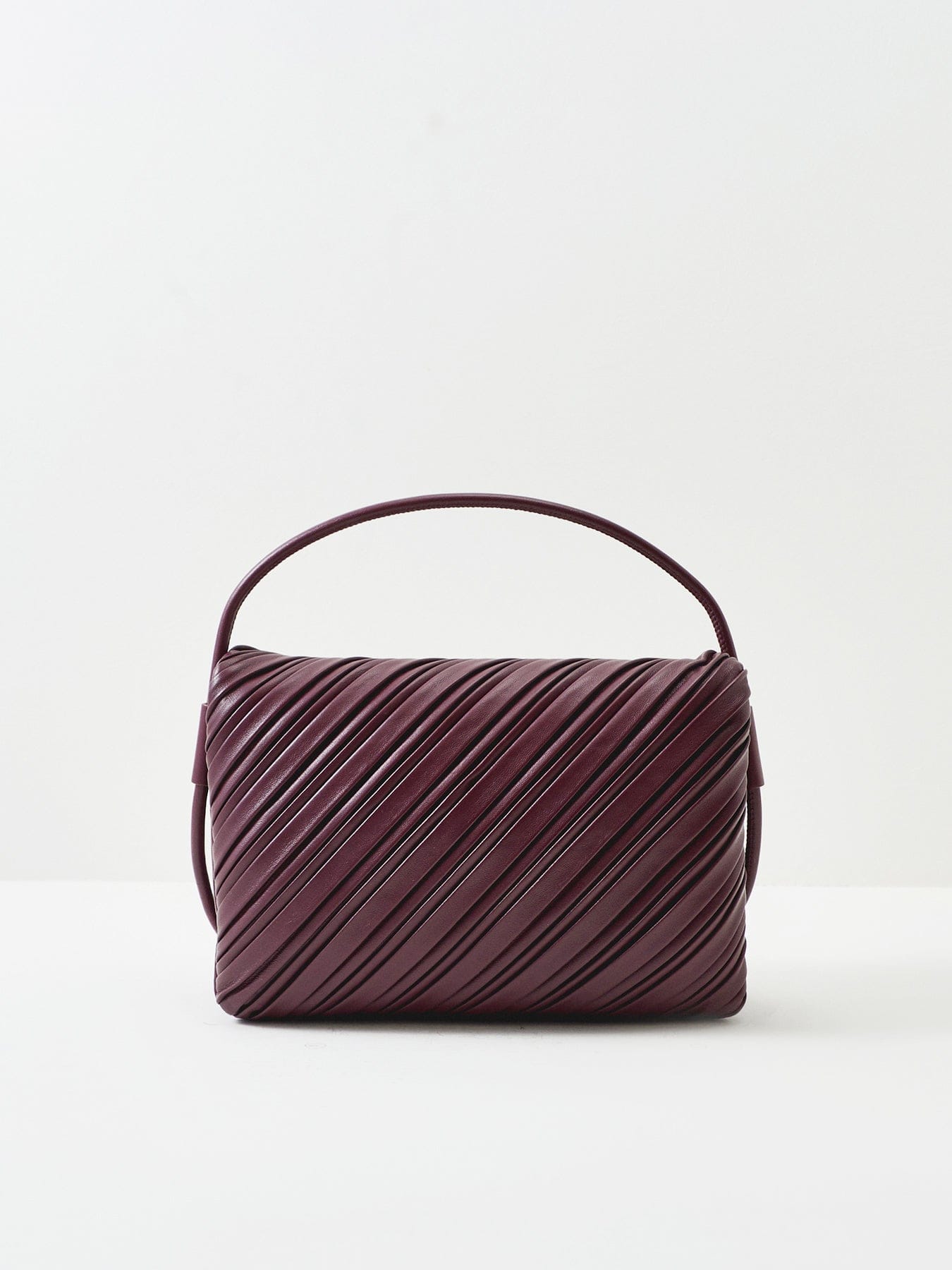 Victoria Beckham Soft Dorian Shoulder Bag Burgundy