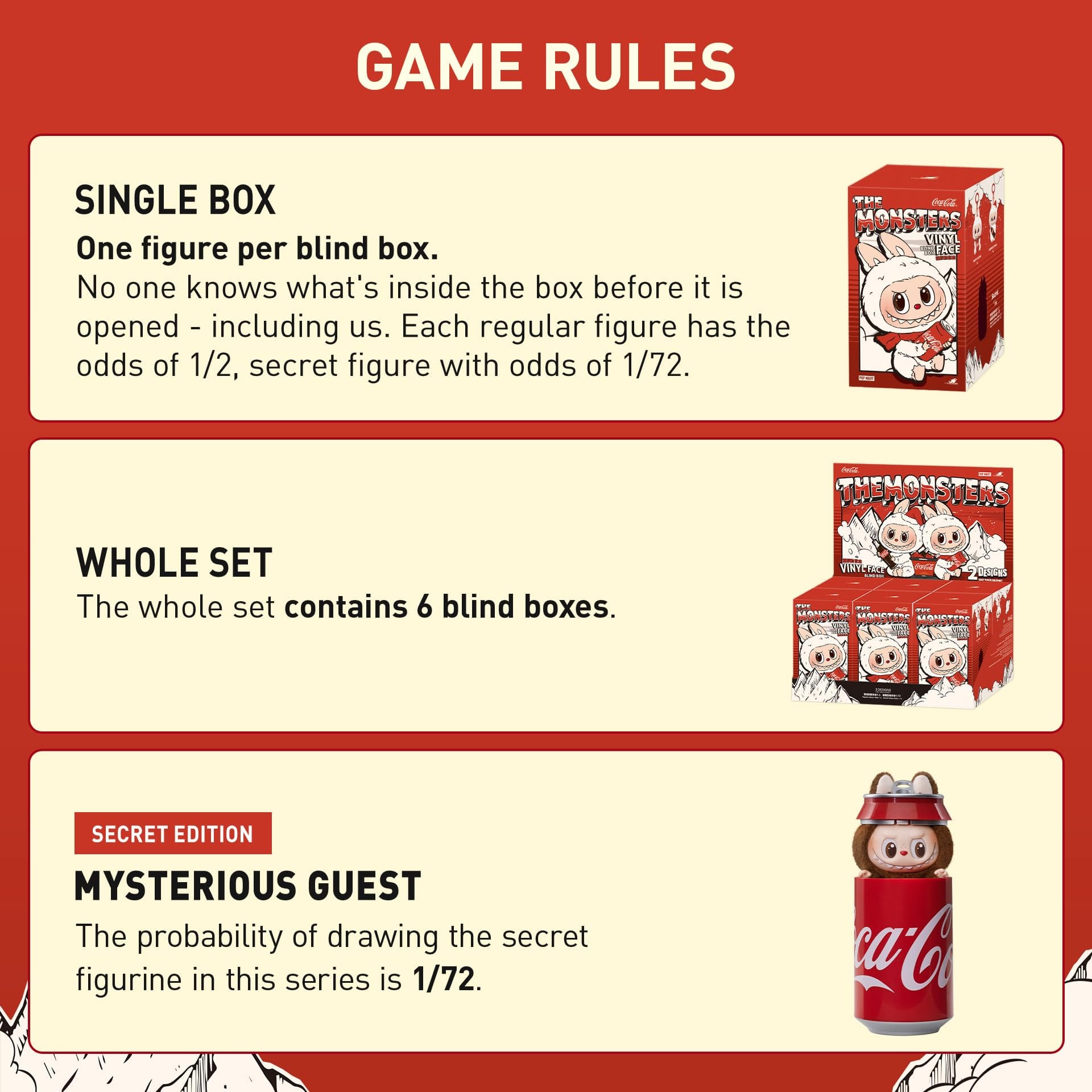 POP MART Labubu The Monsters Coca - Cola Series | Vinyl Blind Box