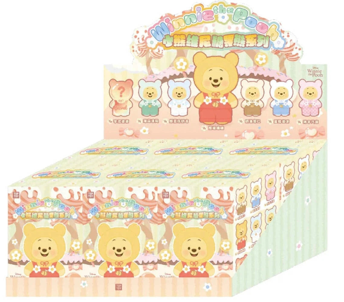 Popmart Authentic Popmart Winnie the Pooh Labubu Plush Toy Set – Limited Edition Collectible Dolls