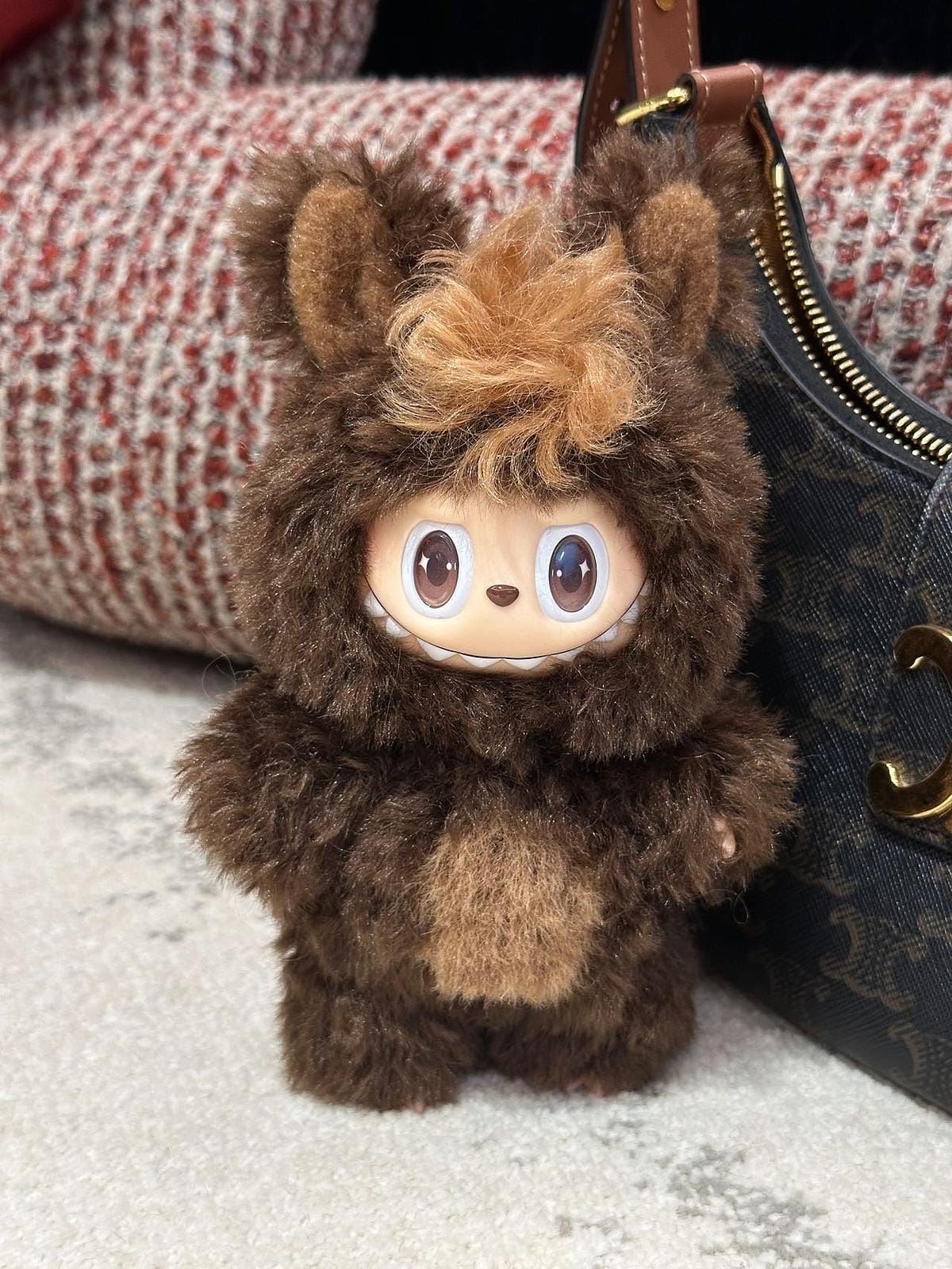 HANDMADE Forest Brown Labubu – Handmade Plush Doll