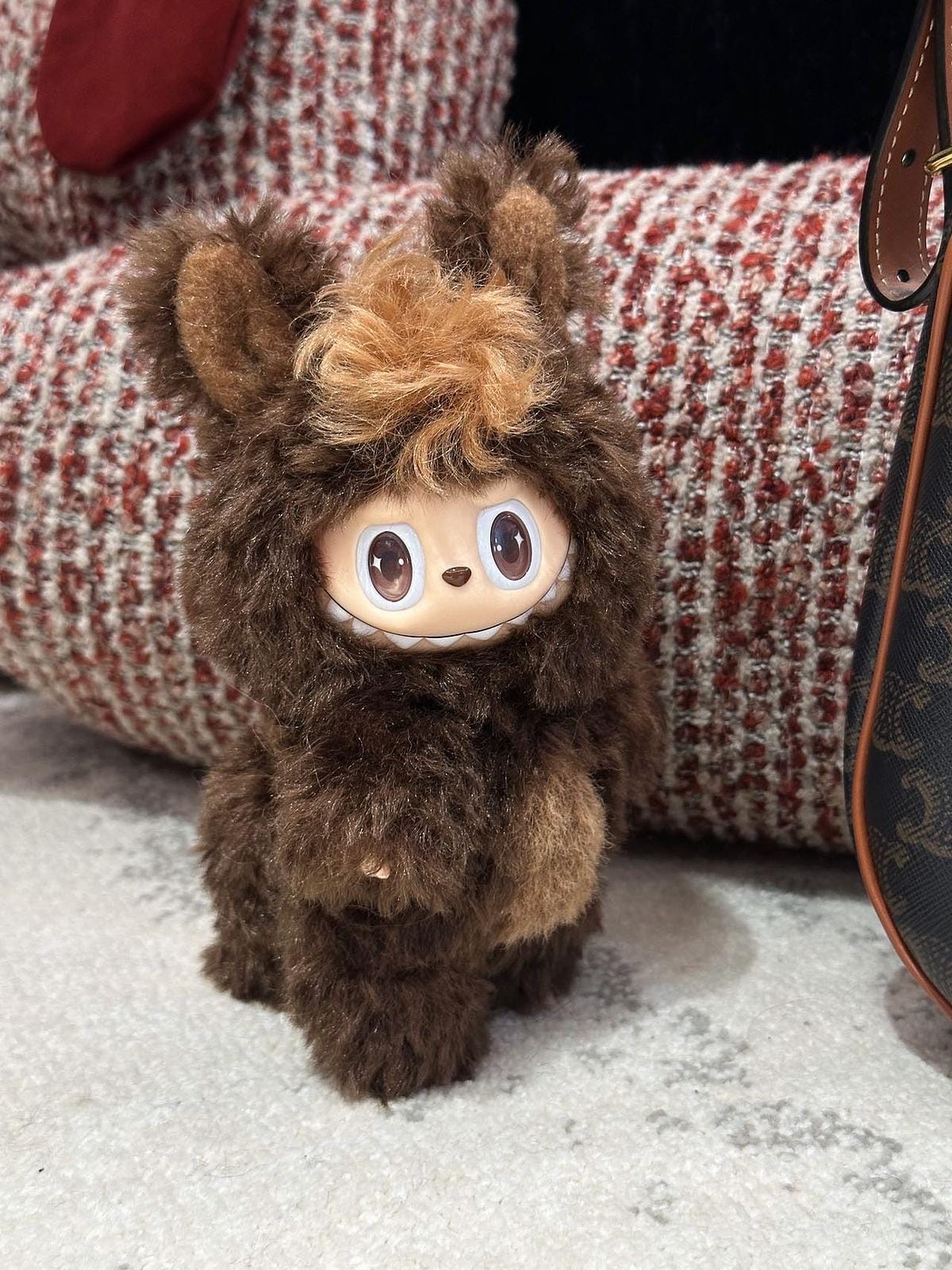 HANDMADE Forest Brown Labubu – Handmade Plush Doll