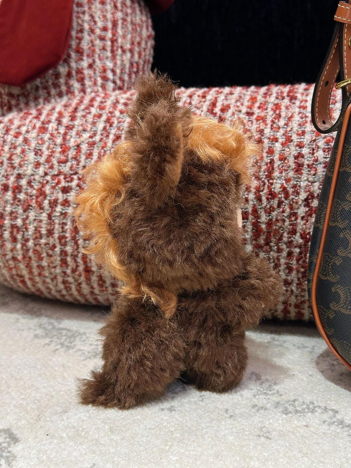 HANDMADE Forest Brown Labubu – Handmade Plush Doll