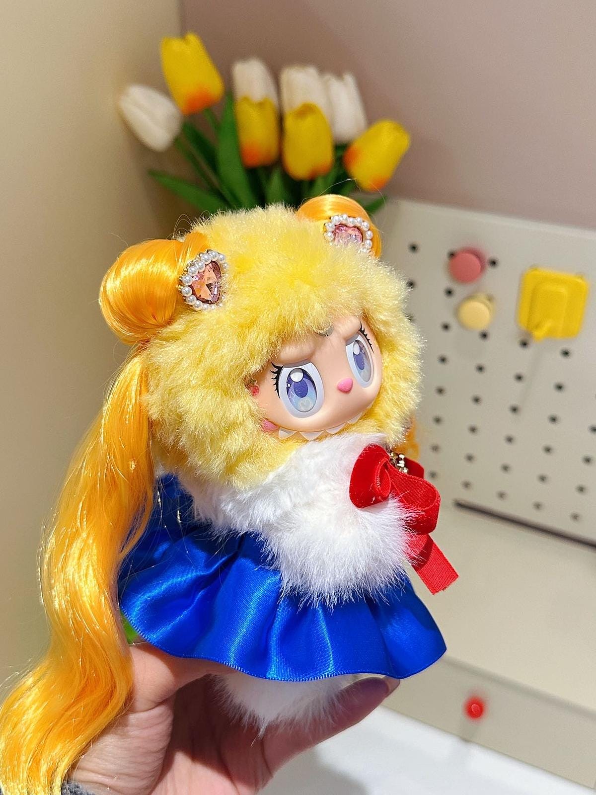 PRINCESS Moon Princess Labubu Plush Doll π | Handmade Anime - Inspired Collectible Gift