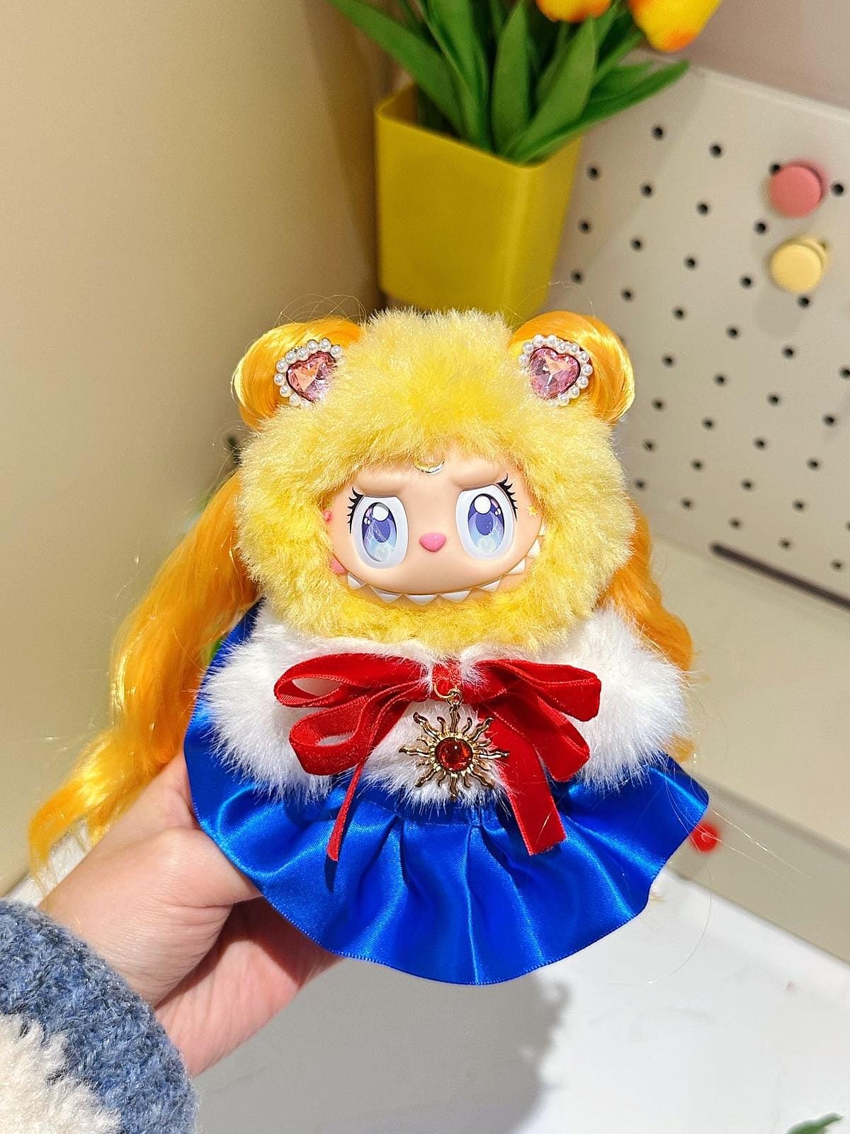 PRINCESS Moon Princess Labubu Plush Doll π | Handmade Anime - Inspired Collectible Gift