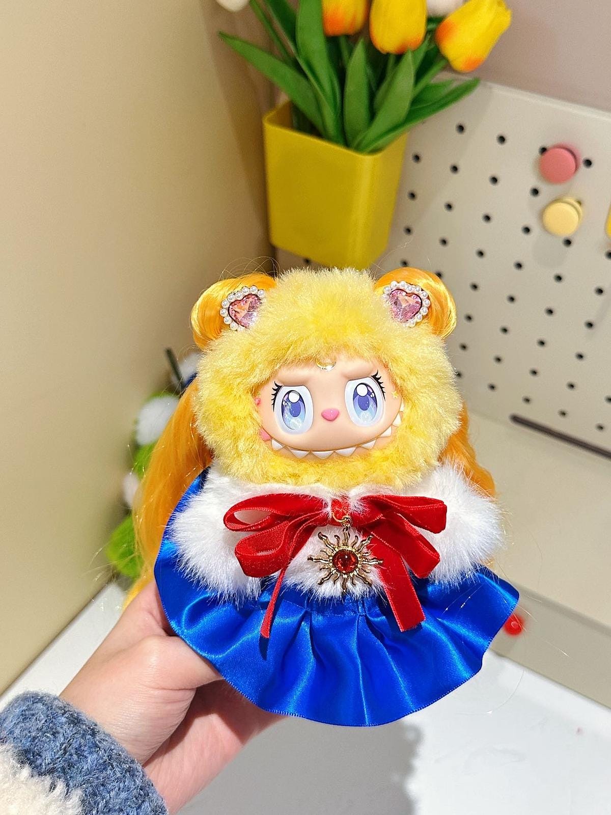 PRINCESS Moon Princess Labubu Plush Doll π | Handmade Anime - Inspired Collectible Gift