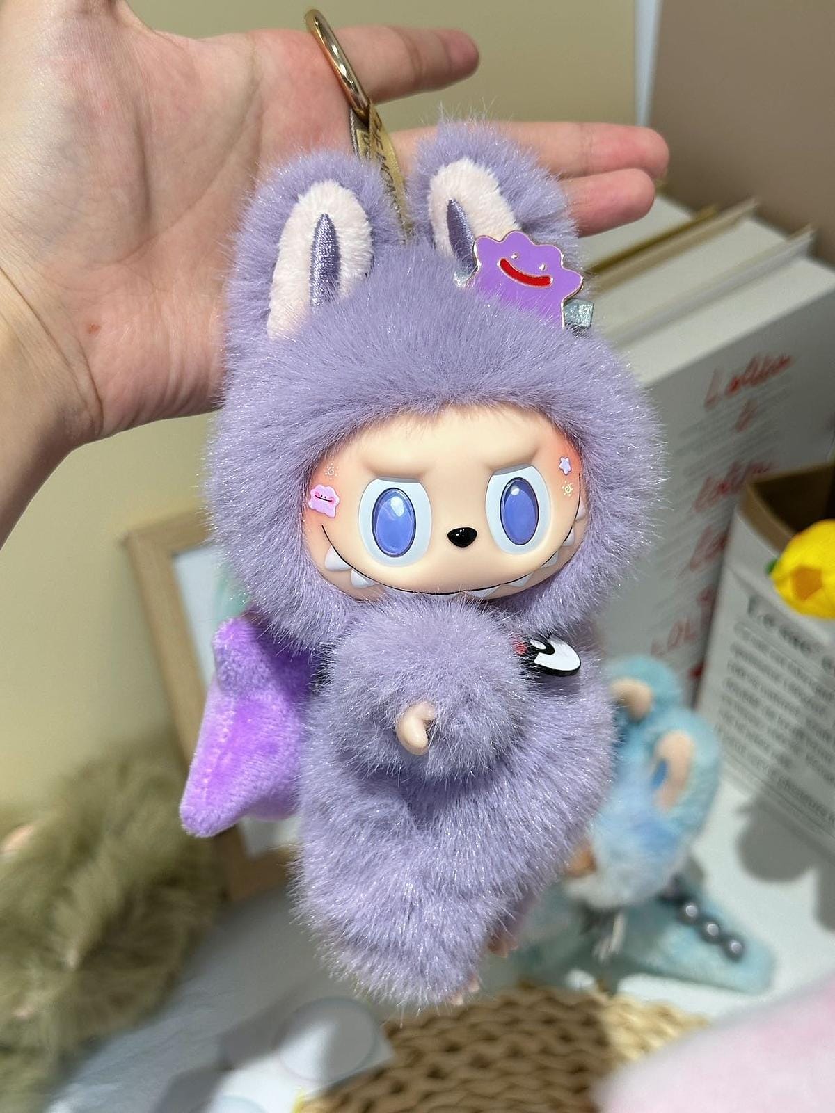 HANDMADE Taro Purple Ditto – Handmade Labubu Inspired Plush Doll