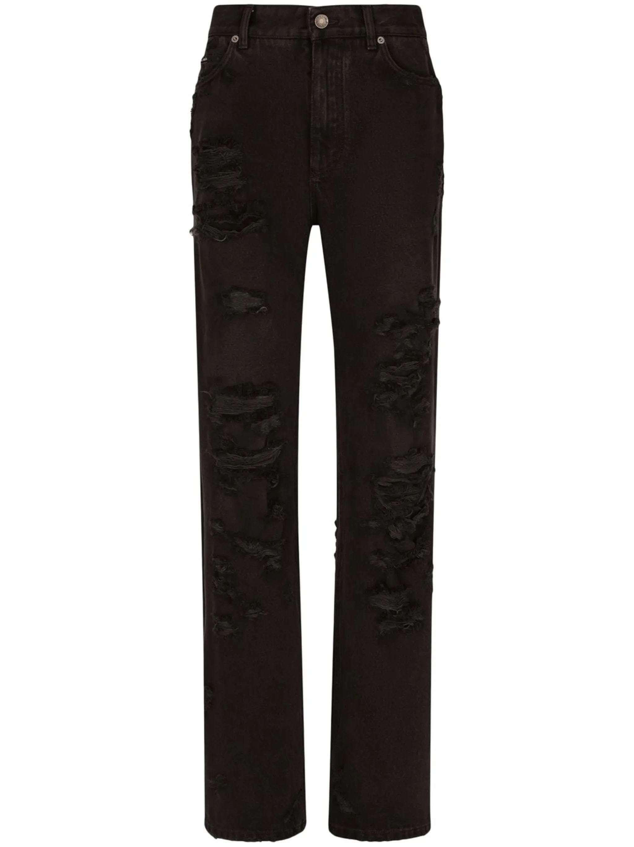 Dolce & Gabbana distressed flared jeans